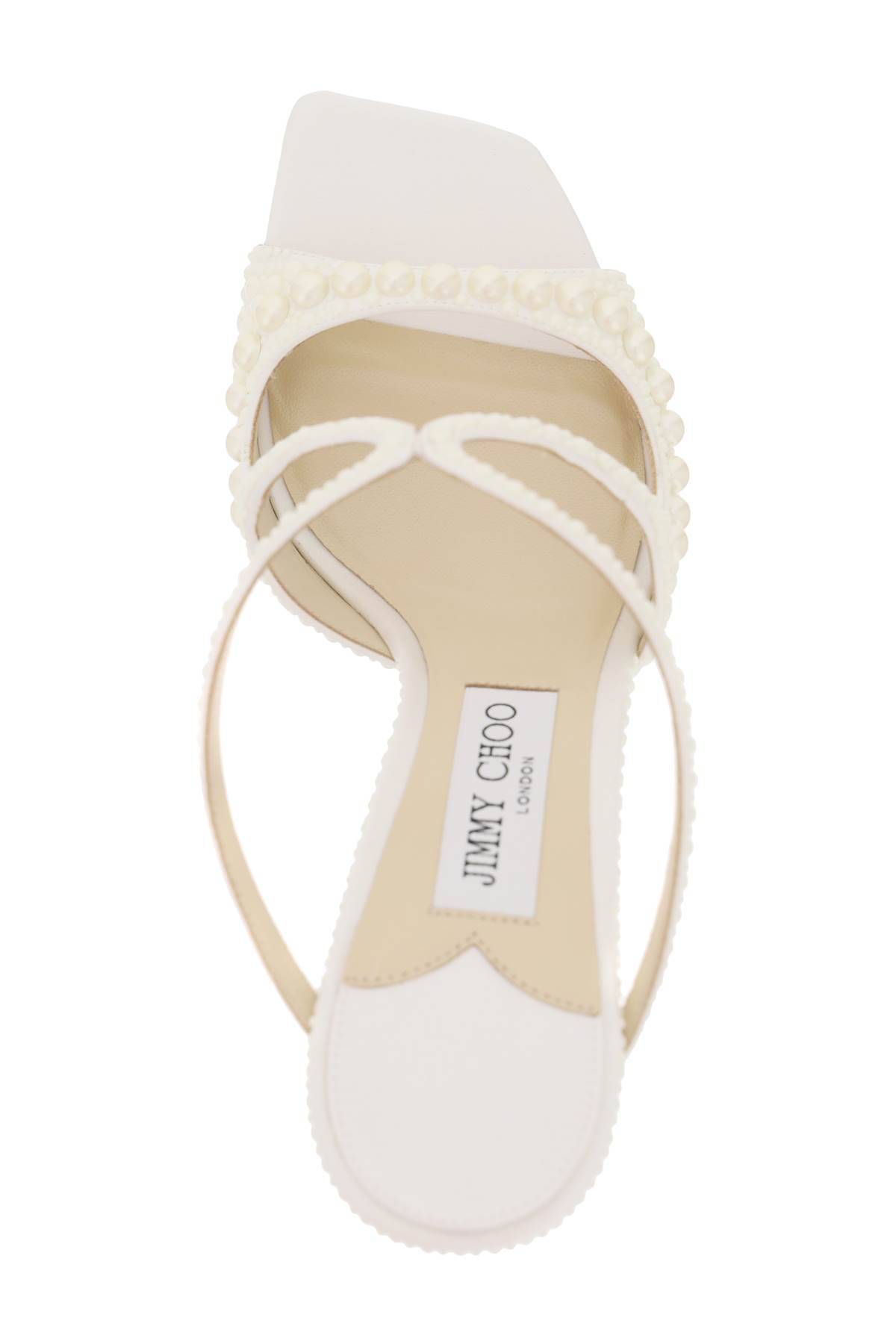 Shop Jimmy Choo Anise 95 Mules In White