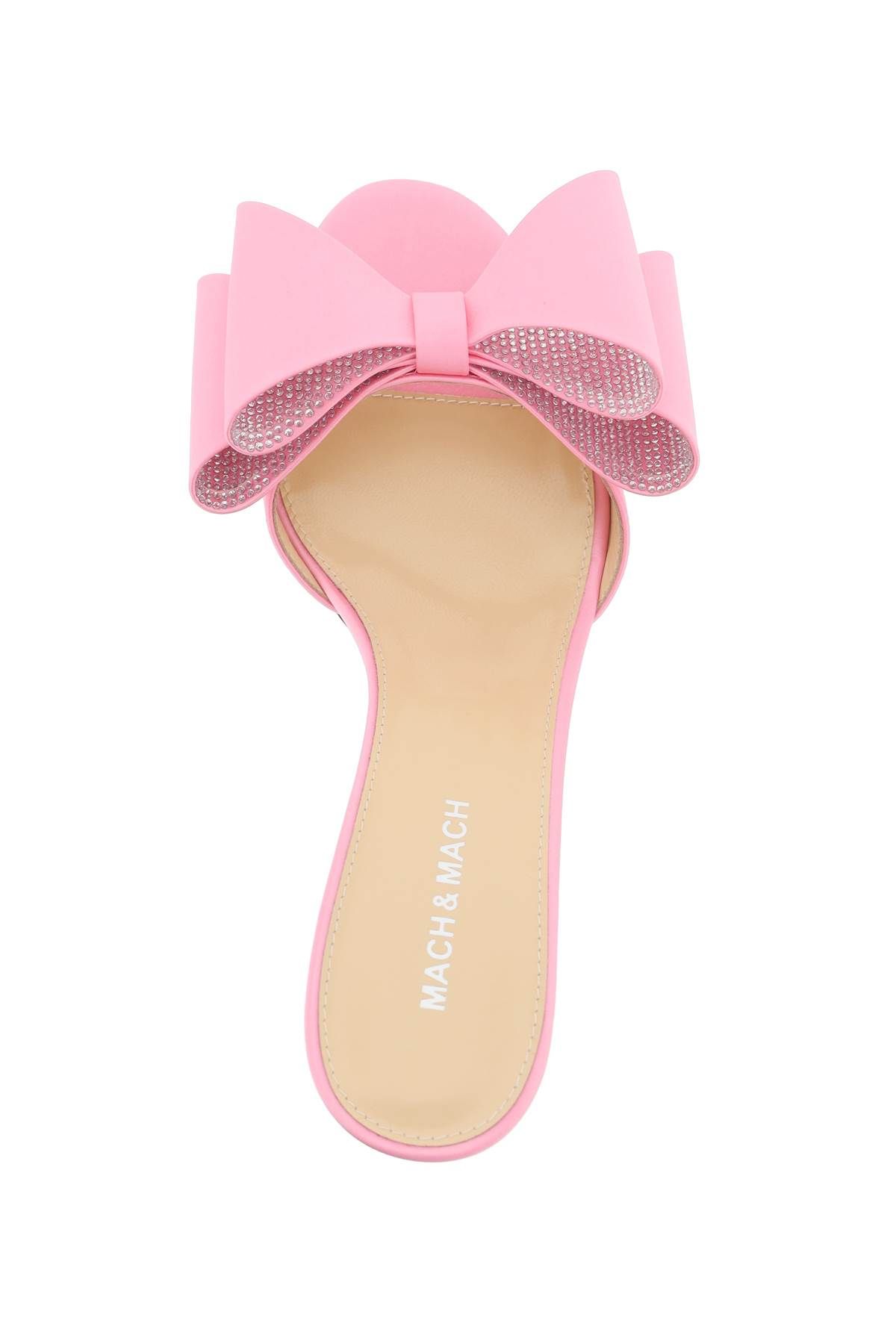 Shop Mach & Mach Le Cadeau Mules With Double Bow In Pink