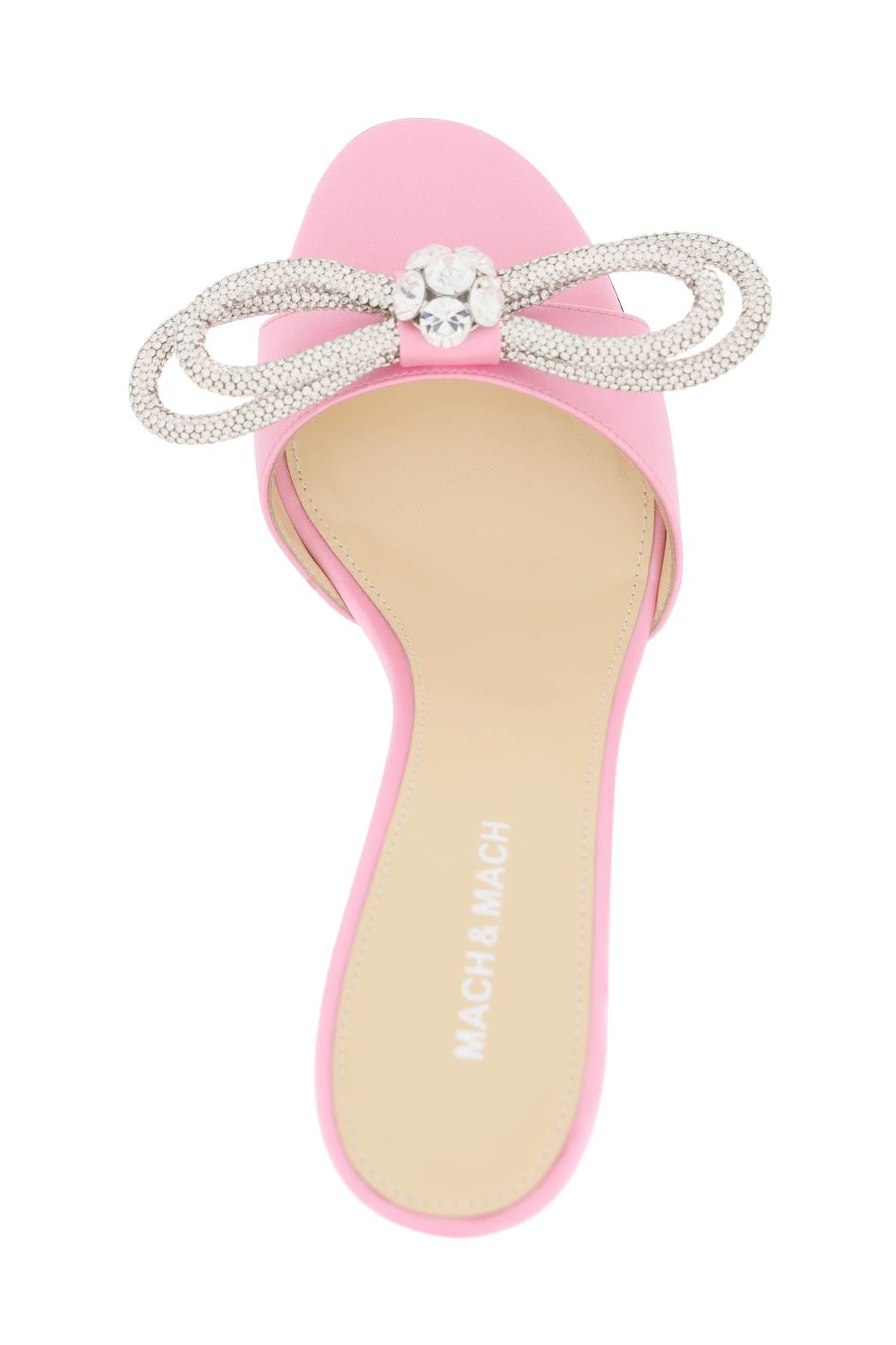 Shop Mach & Mach Mules With Crystals In Pink