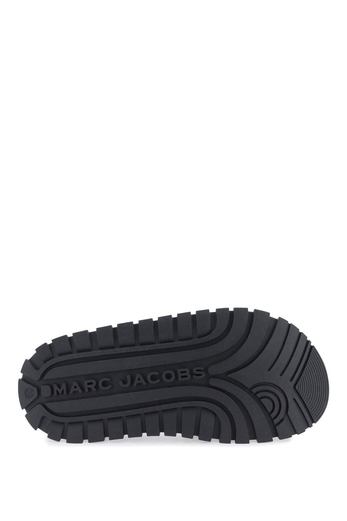 Shop Marc Jacobs The Monogram Slide In Black