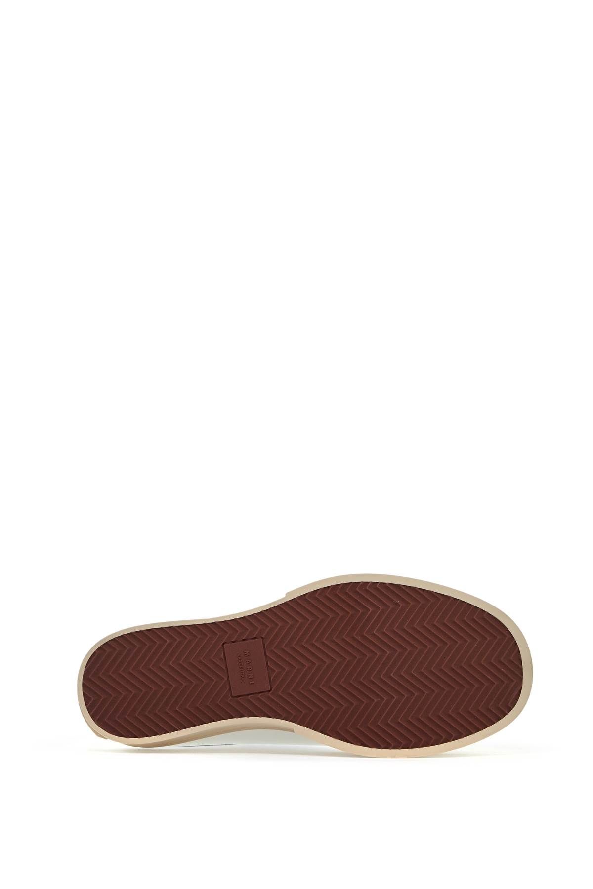 Shop Marni Smooth Leather Pablo Clogs In White