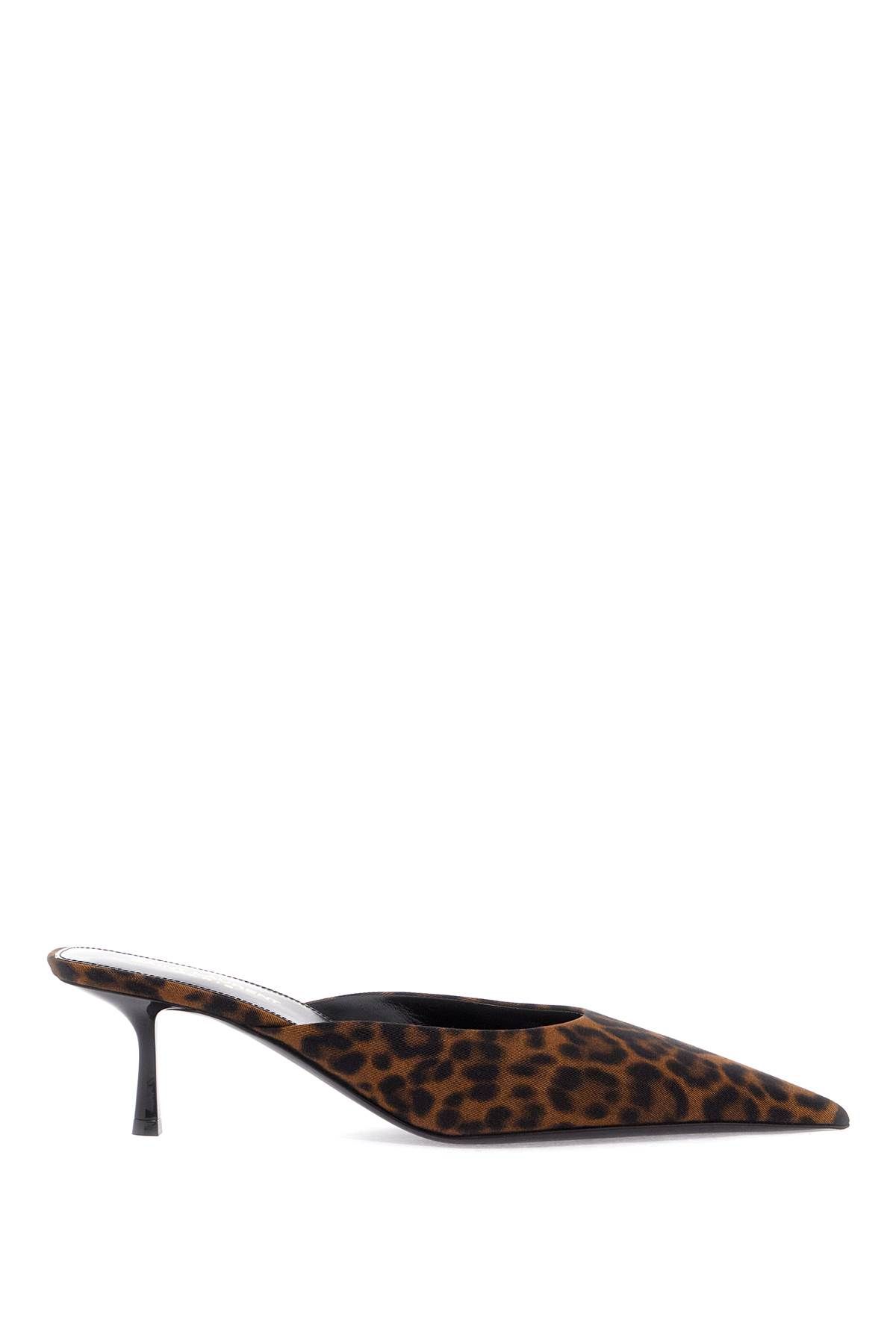 Shop Saint Laurent Barbara Mules In Brown