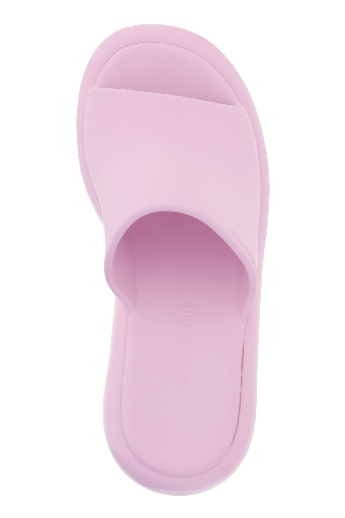 Shop Ferragamo Mules With Chunky Sole In Pink