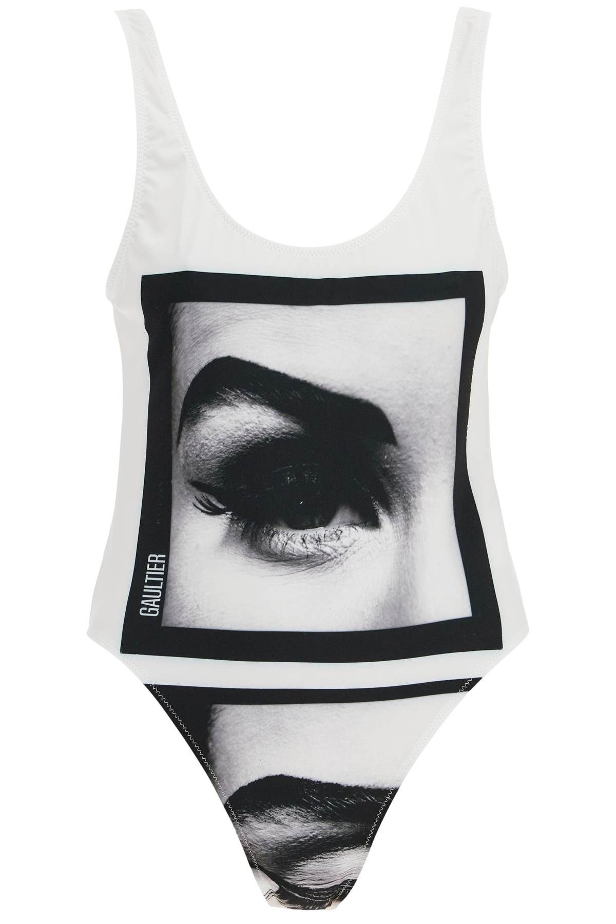 Shop Jean Paul Gaultier "internal Print Eyes Costume For In White