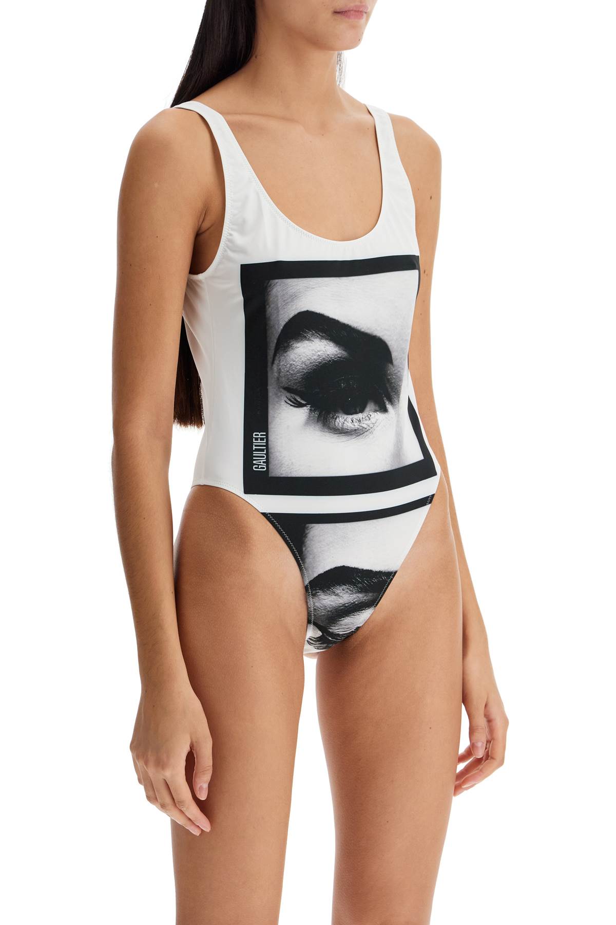 Shop Jean Paul Gaultier "internal Print Eyes Costume For In White