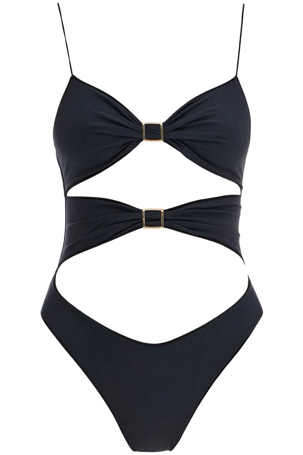 Shop Tropic Of C One-piece High Twist Swims In Black