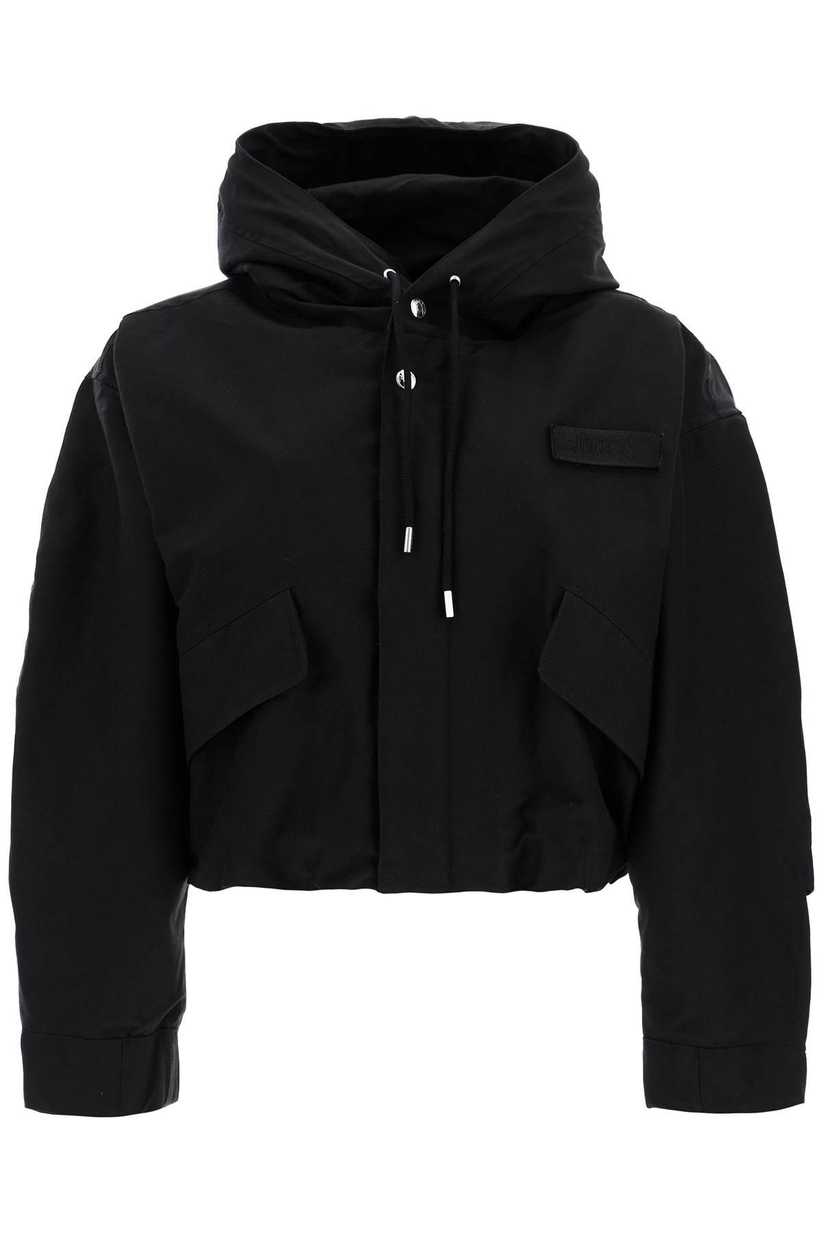 Shop Jacquemus Short Caraco Parka Jacket ' In Black