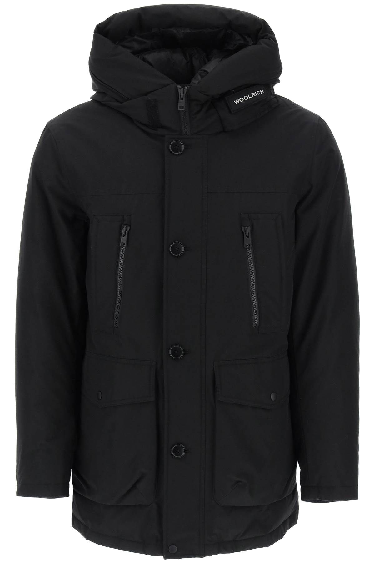 Shop Woolrich 'arctic' Parka In Ramar Fabric In Black