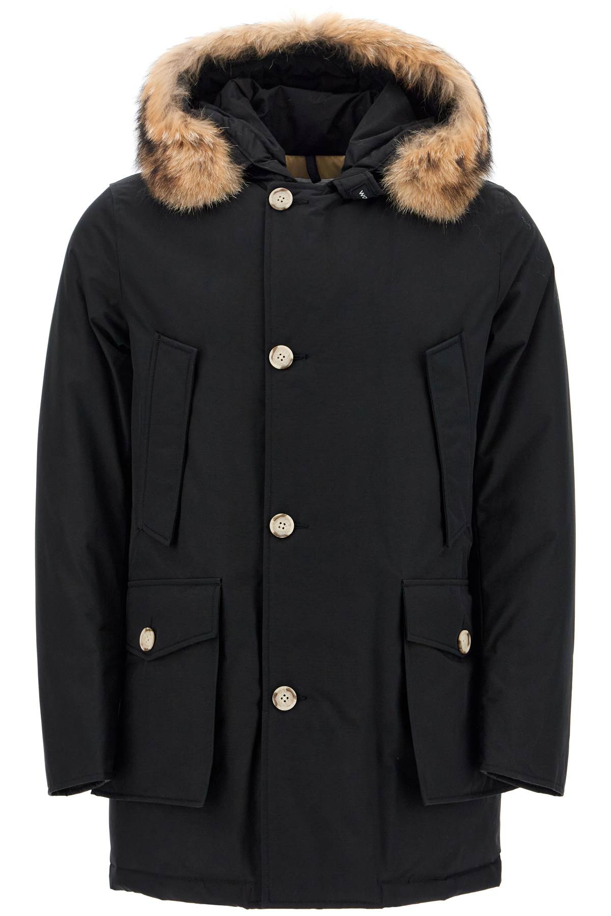 Shop Woolrich "arctic Parka In Ramar Cloth In Black