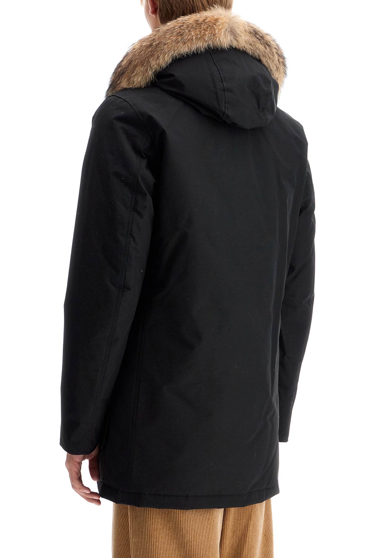 Shop Woolrich "arctic Parka In Ramar Cloth In Black