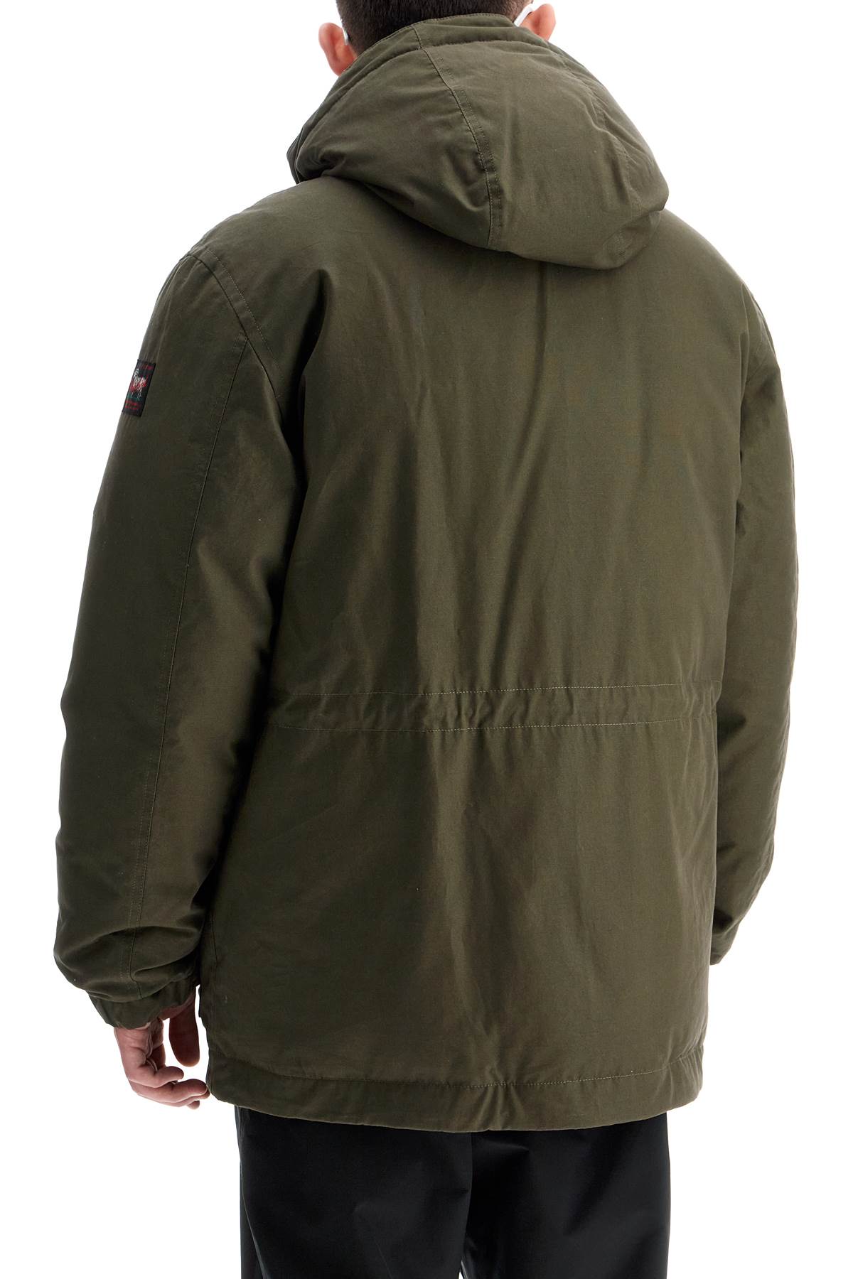 Shop Woolrich Short Byrd Parka In Green