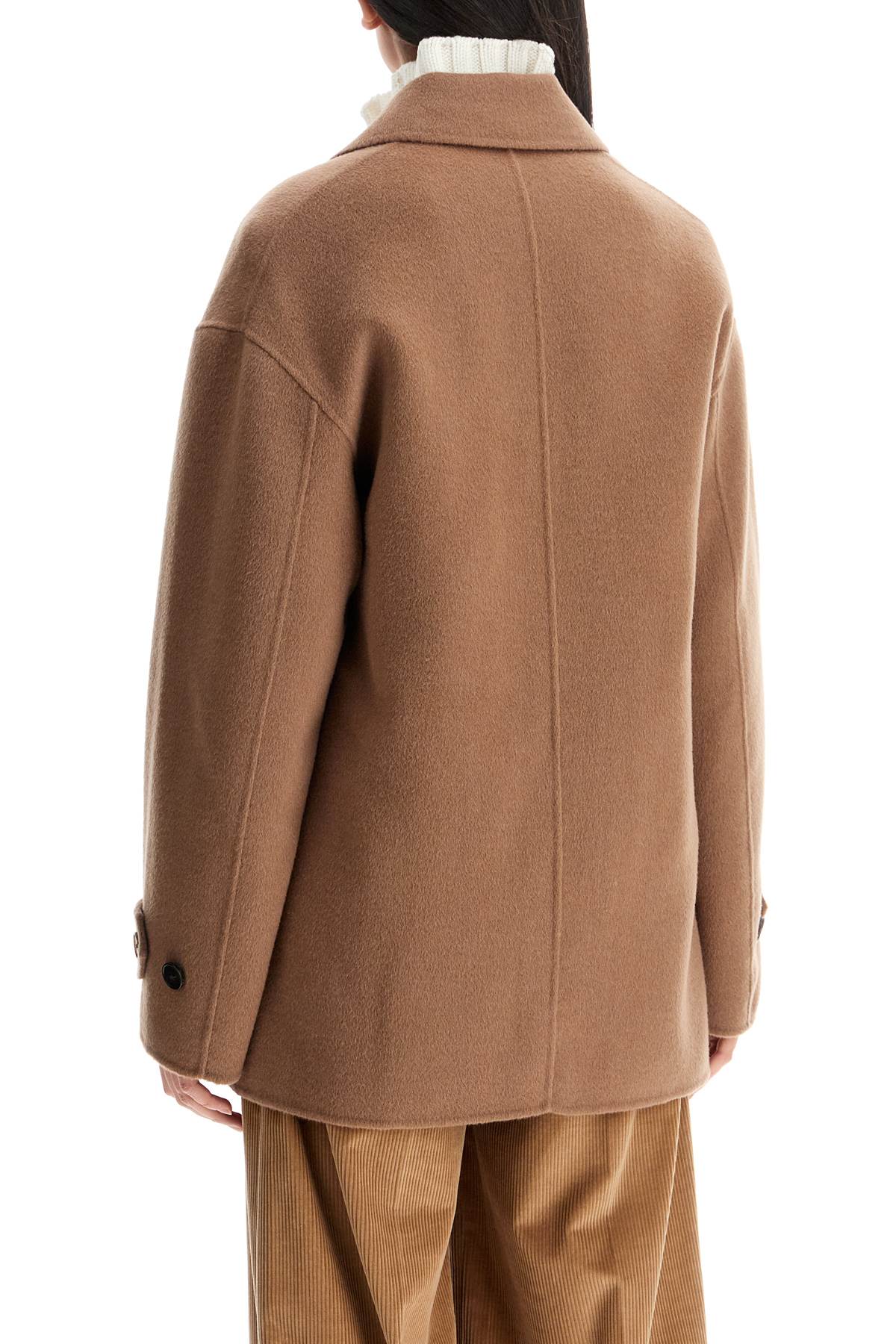 Shop Filippa K Wool And Cashmere Blend Cab In Beige