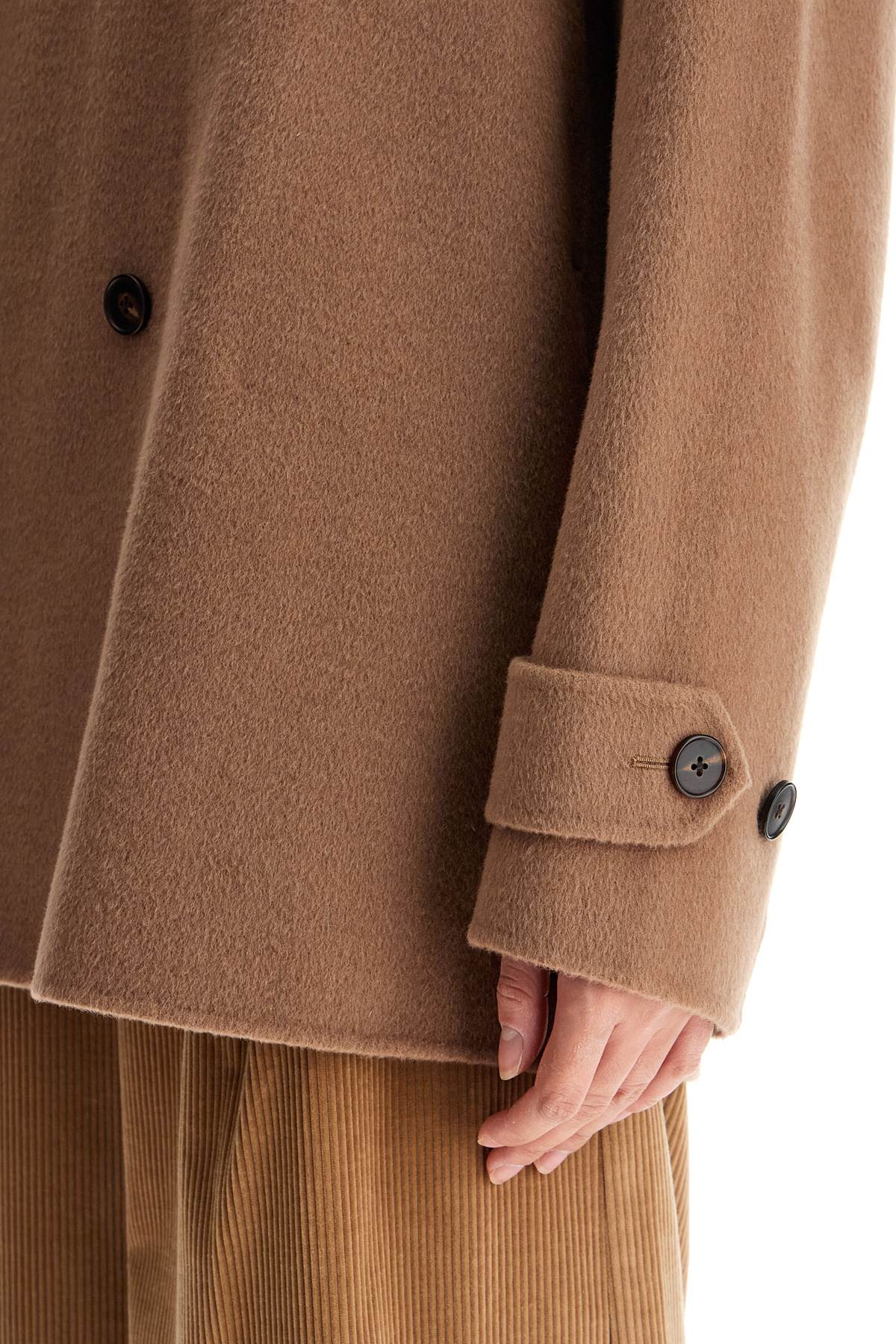 Shop Filippa K Wool And Cashmere Blend Cab In Beige