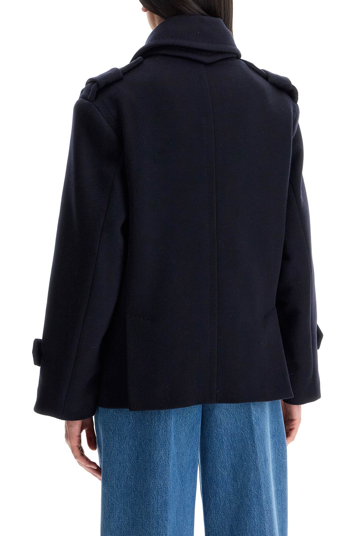 Shop Max Mara Wool And Cashmere 'laven In Blue