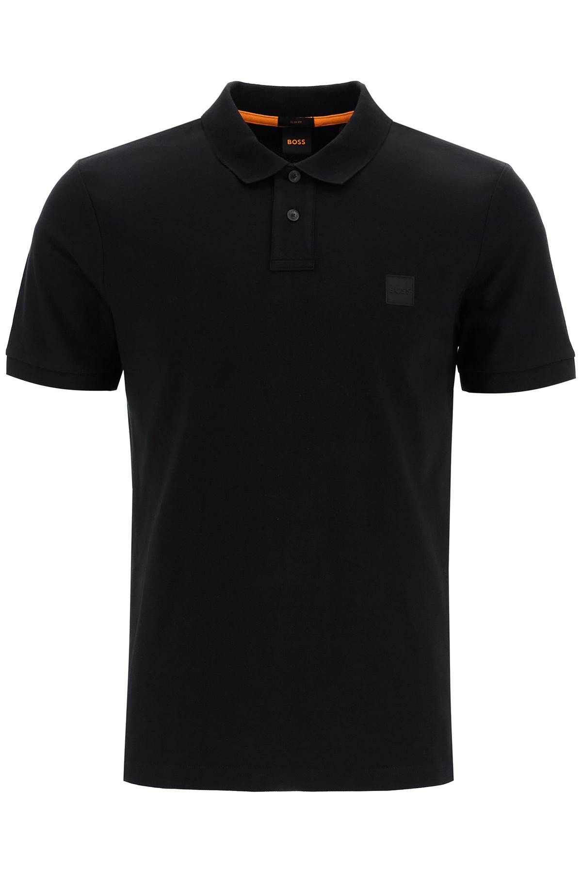 Shop Hugo Boss Slim Fit Passenger Polo Shirt In Black