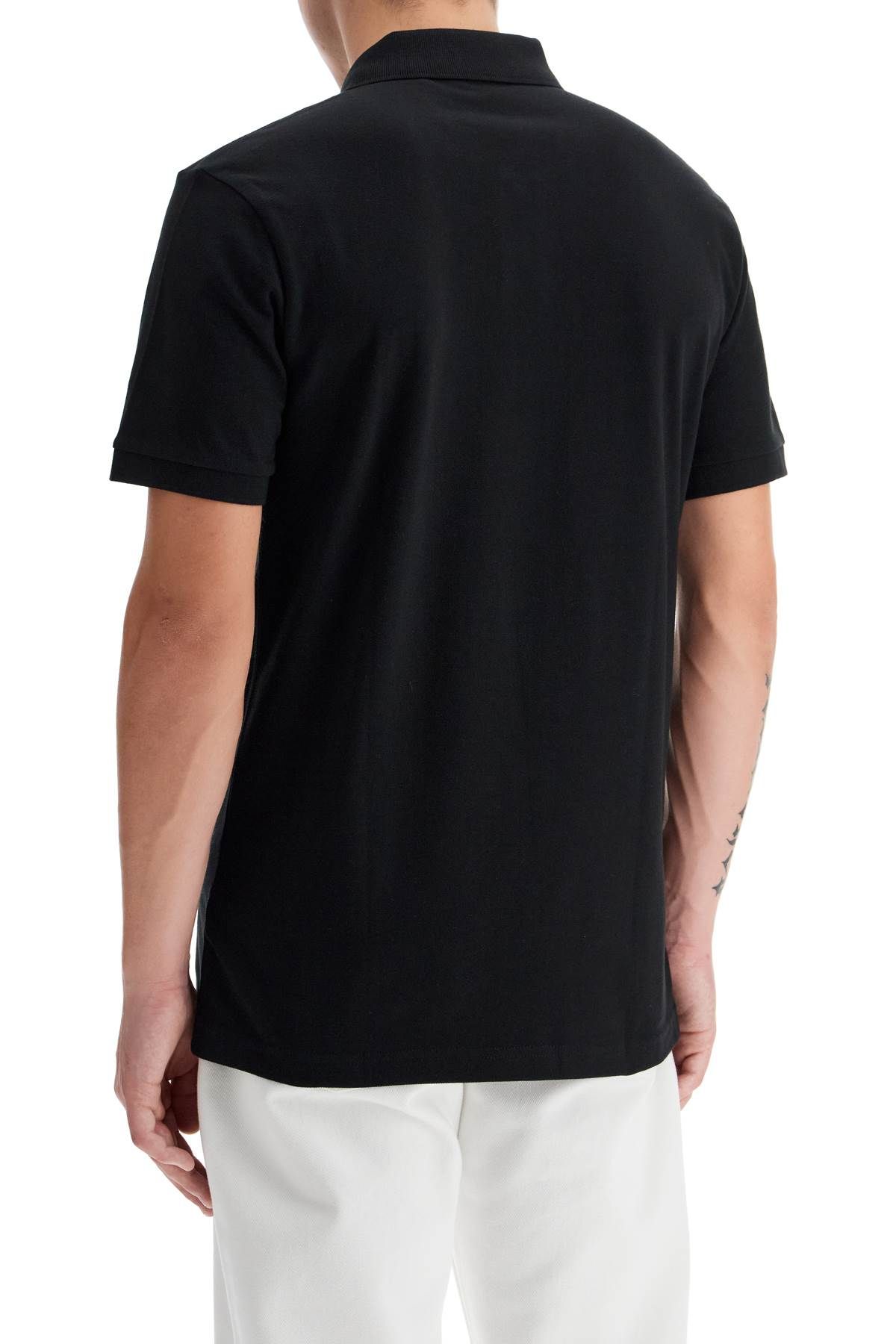 Shop Hugo Boss Slim Fit Passenger Polo Shirt In Black