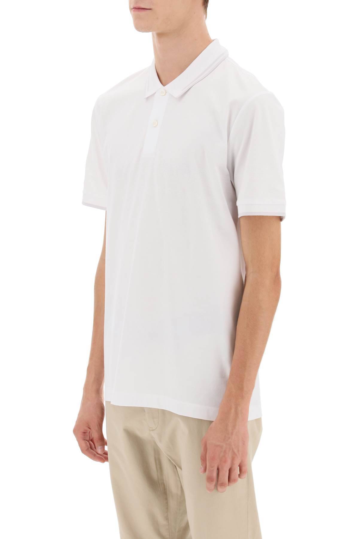 Shop Hugo Boss Phillipson Slim Fit Polo Shirt In White