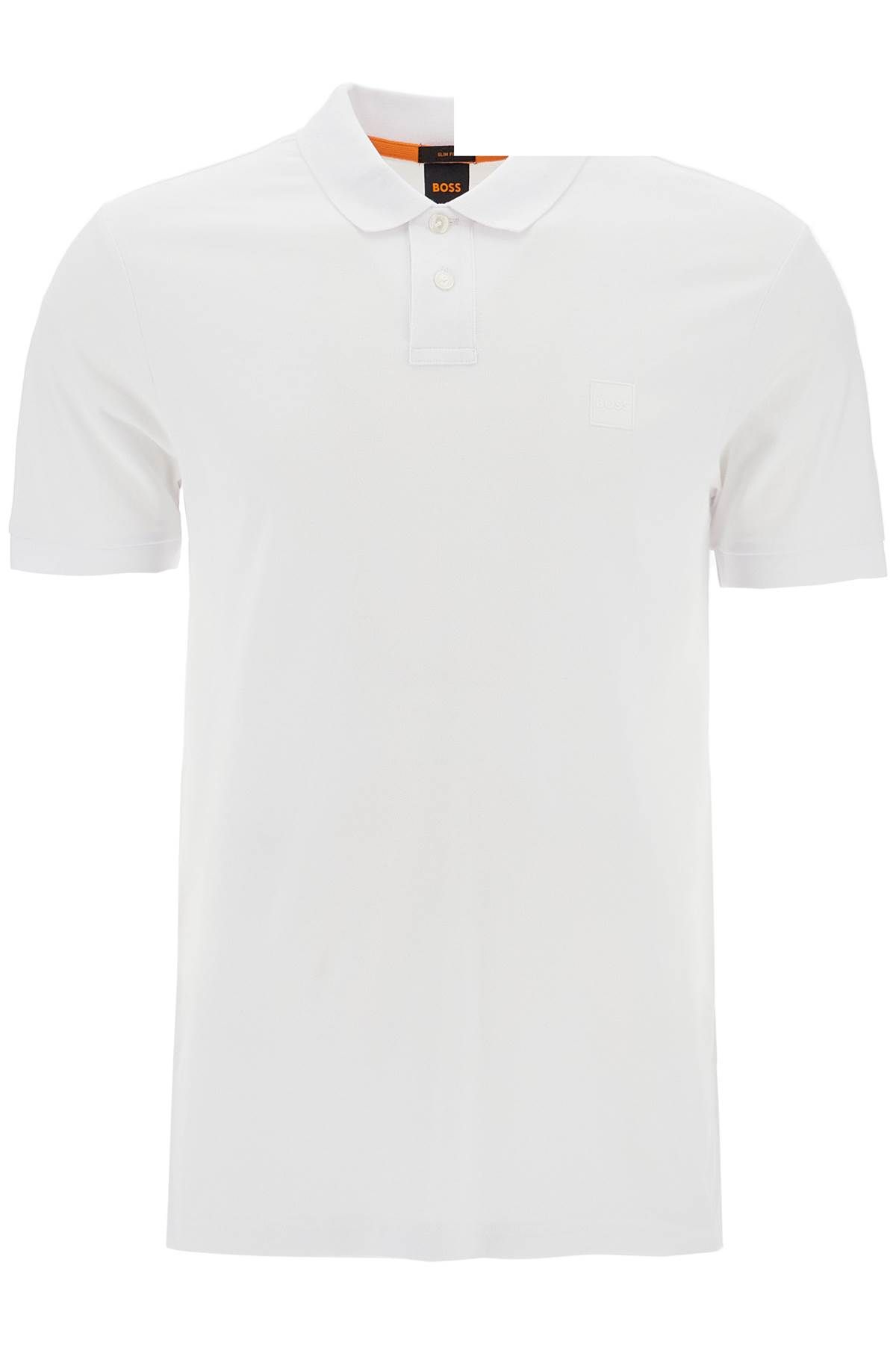 Shop Hugo Boss Slim Fit Passenger Polo Shirt In White