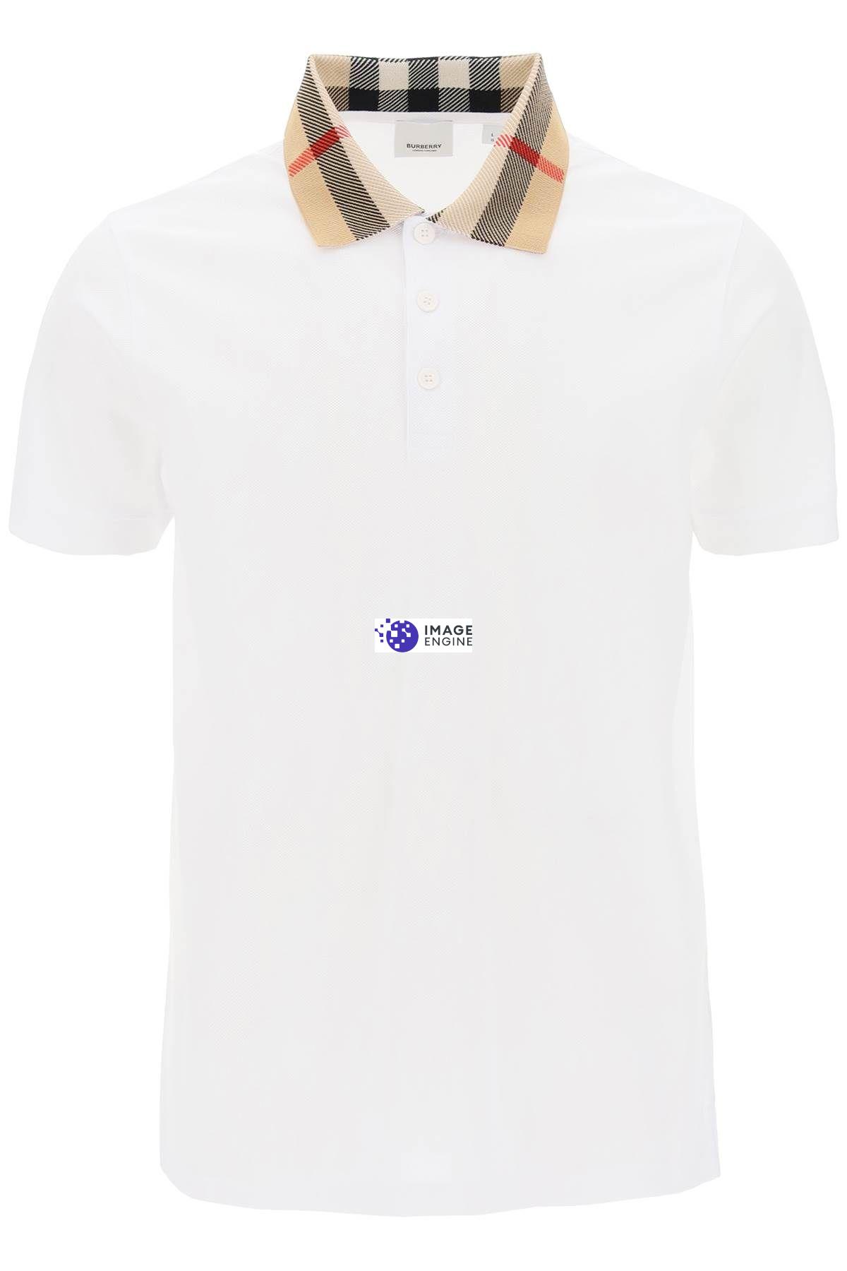 Burberry Check Collar Cody Polo Shirt