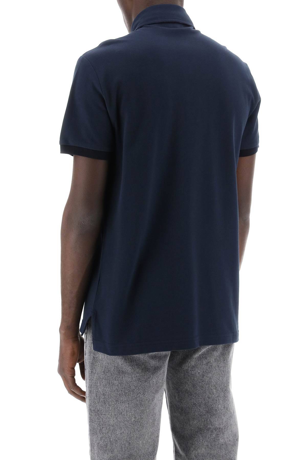 Shop Etro Regular Fit Polo Shirt In Blue