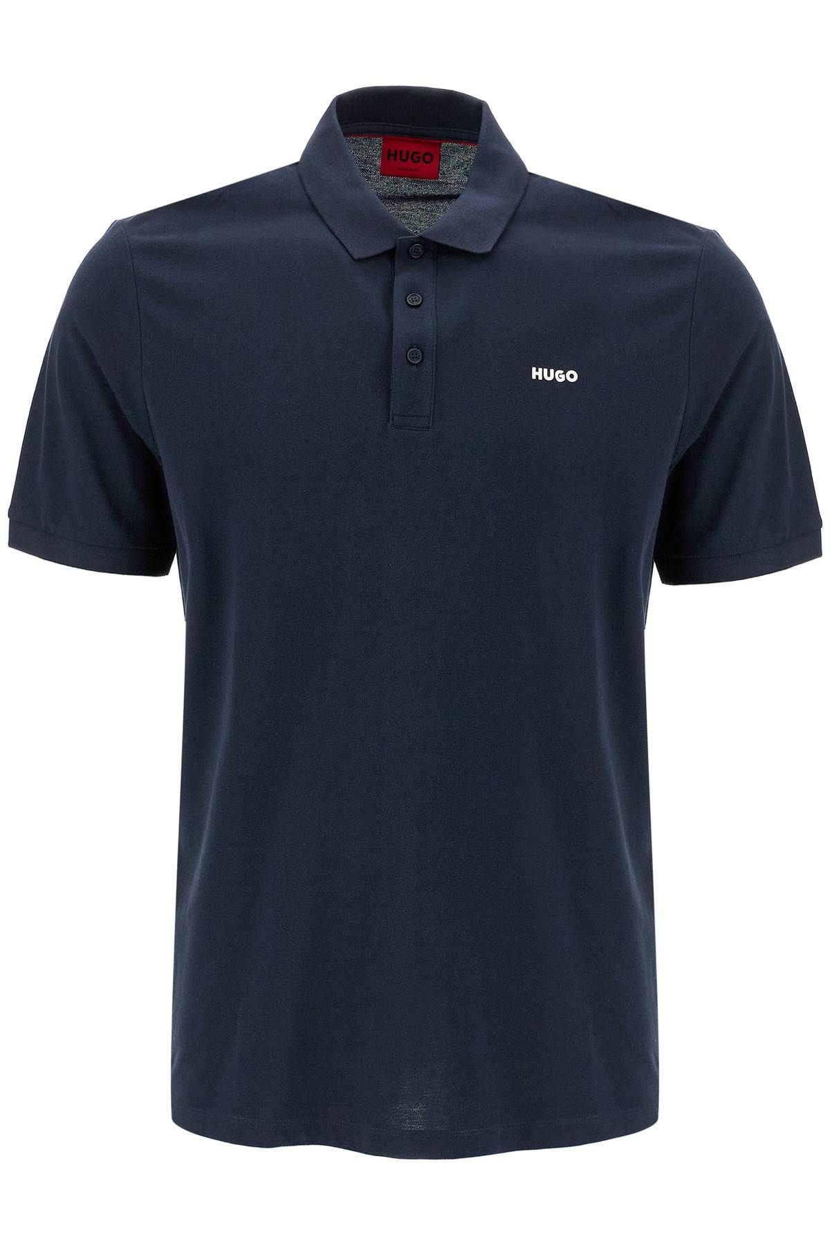 Shop Hugo Cotton Piquã© Donos Polo Shirt In Blue