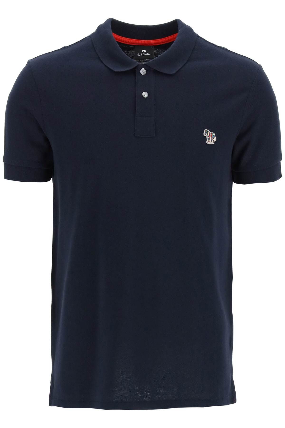 Shop Ps By Paul Smith Slim Fit Polo Shirt In Organic Cotton In Blue