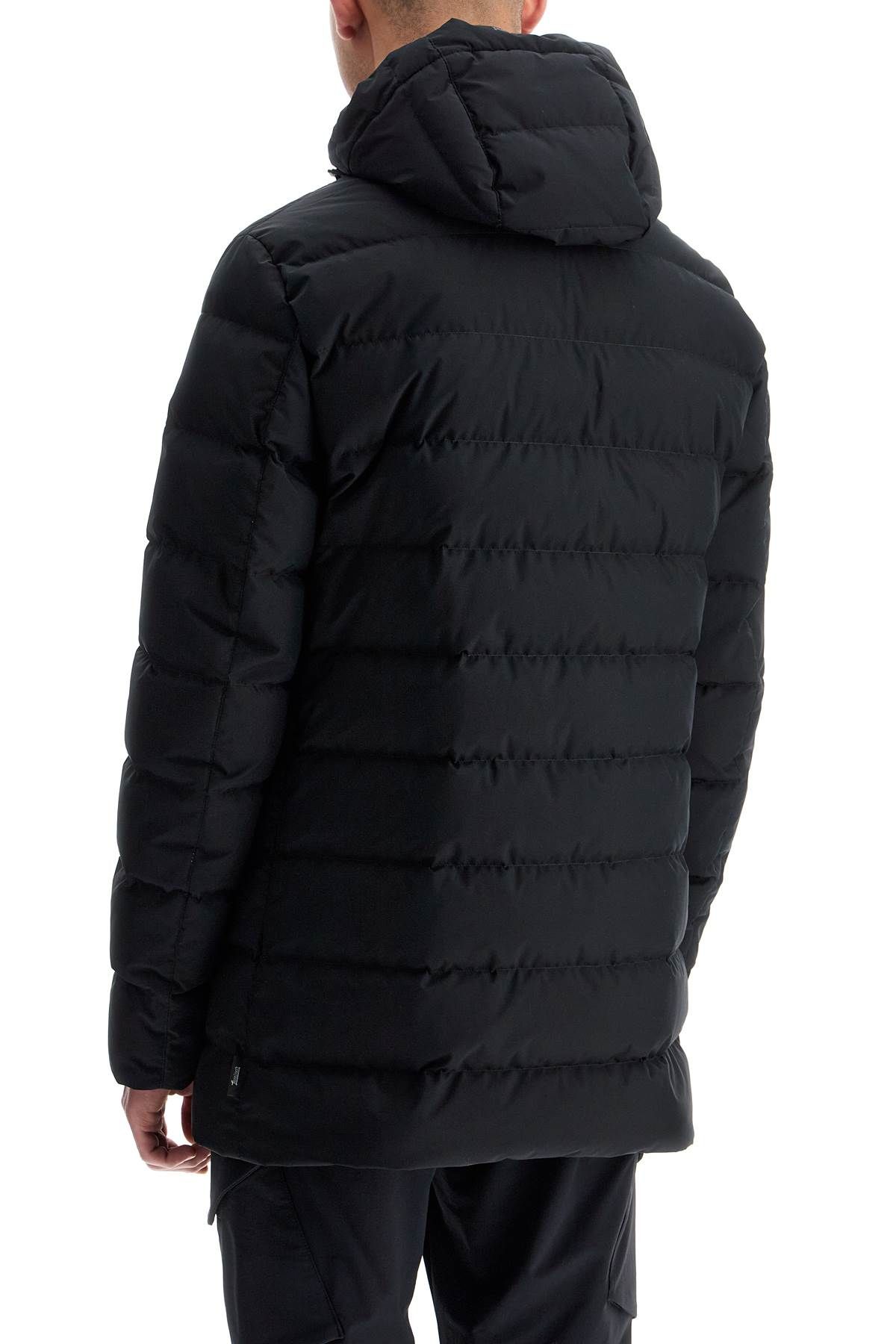 Shop Herno Laminar Laminar Down Jacket In Gore-tex Infinium Windstopper In Black