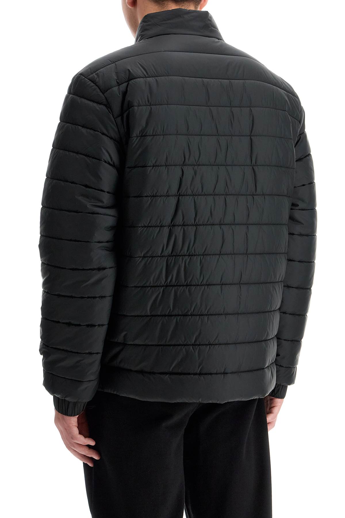 Shop Hugo Lightweight Recycled Nylon Down Jacket In Black