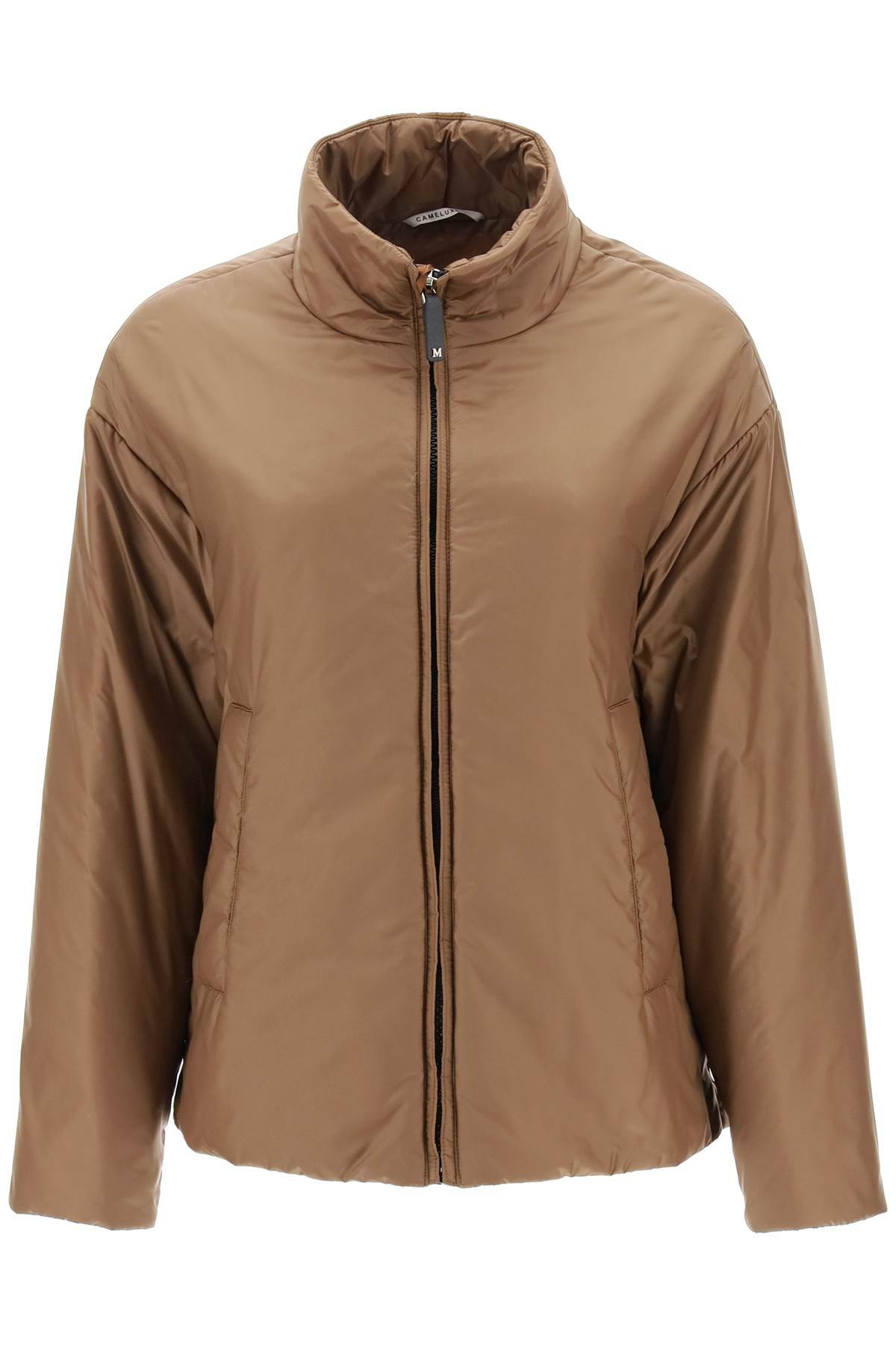 Max Mara The Cube 'matisse' Jacket With Cameluxe Padding In Brown
