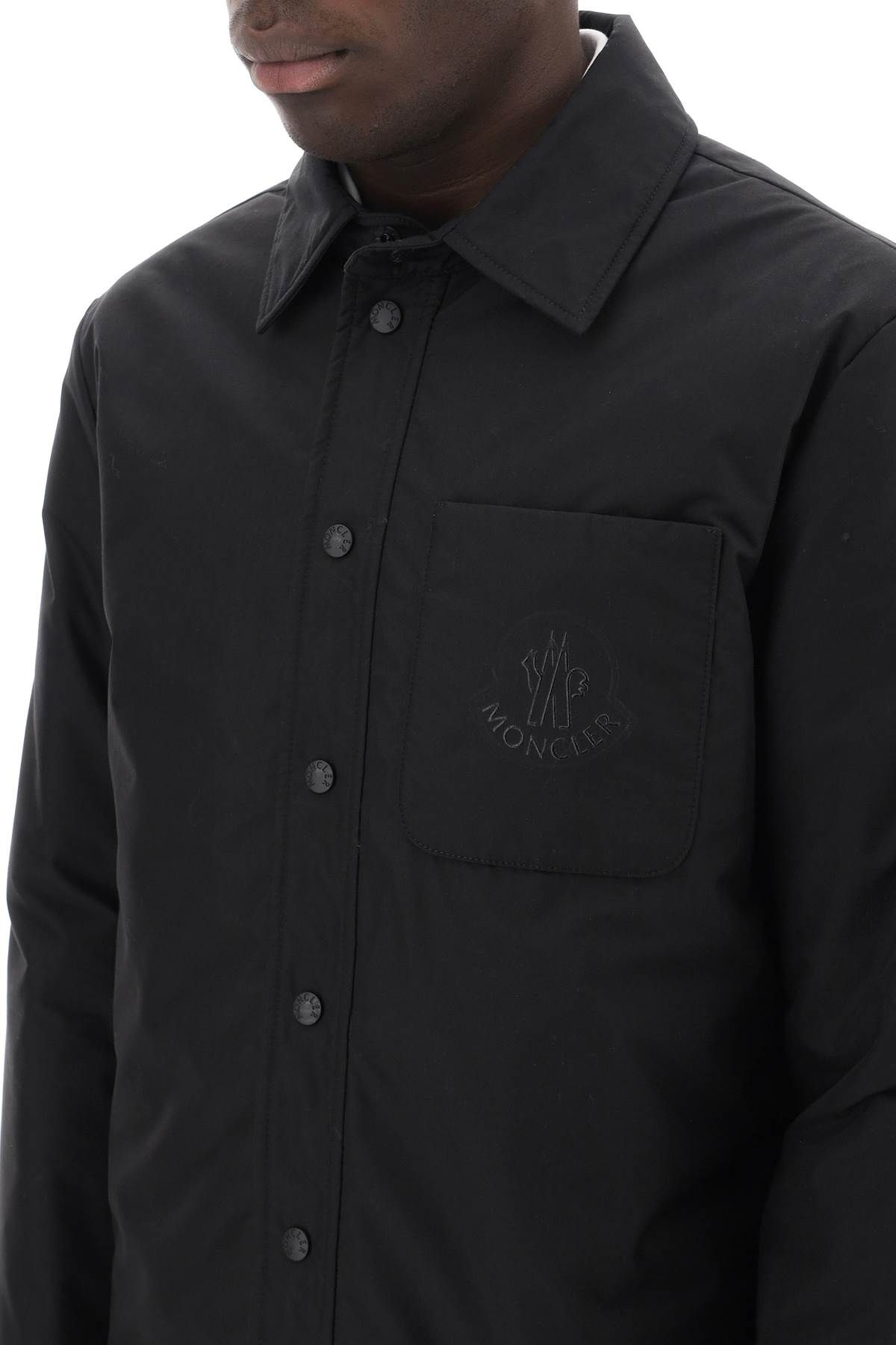 Shop Moncler Lightweight Chicken Down Comfort In Black