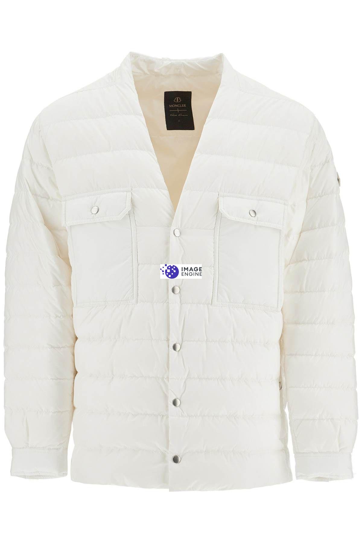 Moncler X Rick Owens Outershirt Jacket In White