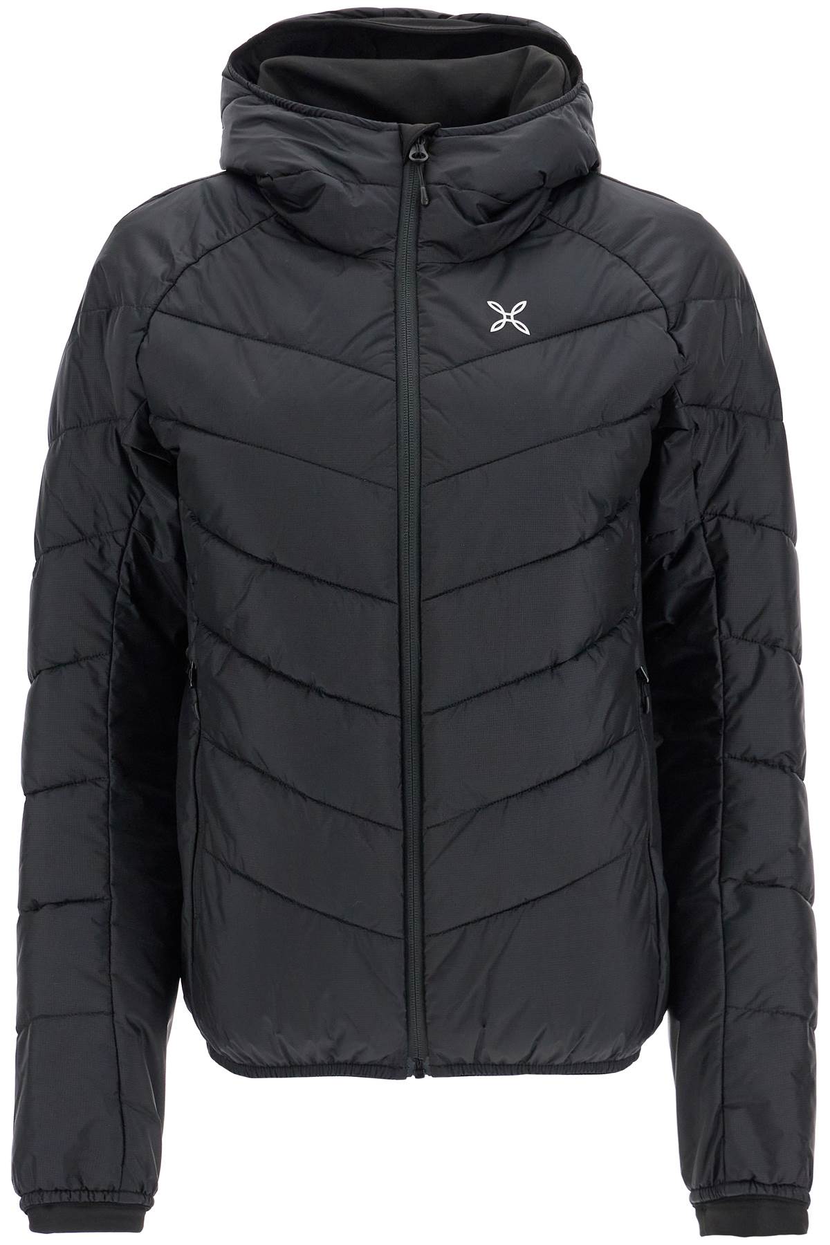 Shop Montura Short Destiny Down Jacket In Black