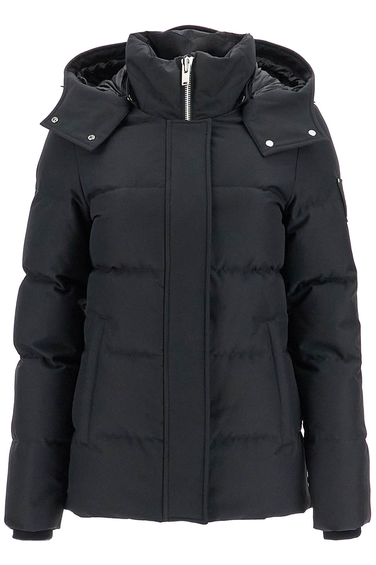 Shop Moose Knuckles Cloud 3q Down Jacket With She In Black