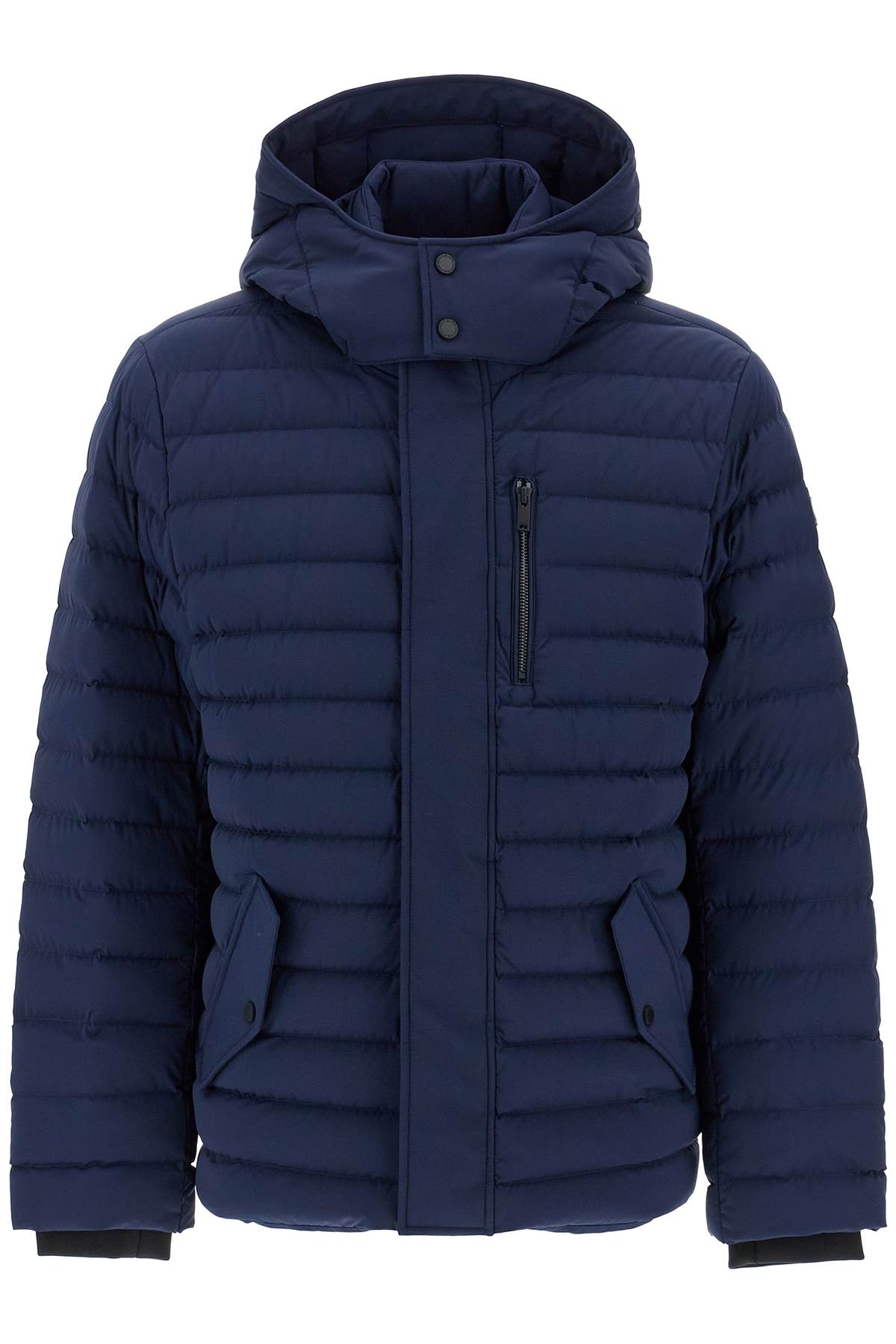 Shop Moose Knuckles "greystone Active Flex Down Jacket In Blue