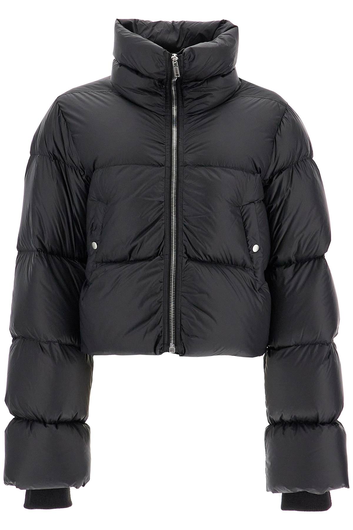 Shop Rick Owens Short Turtle Down Jacket In Black