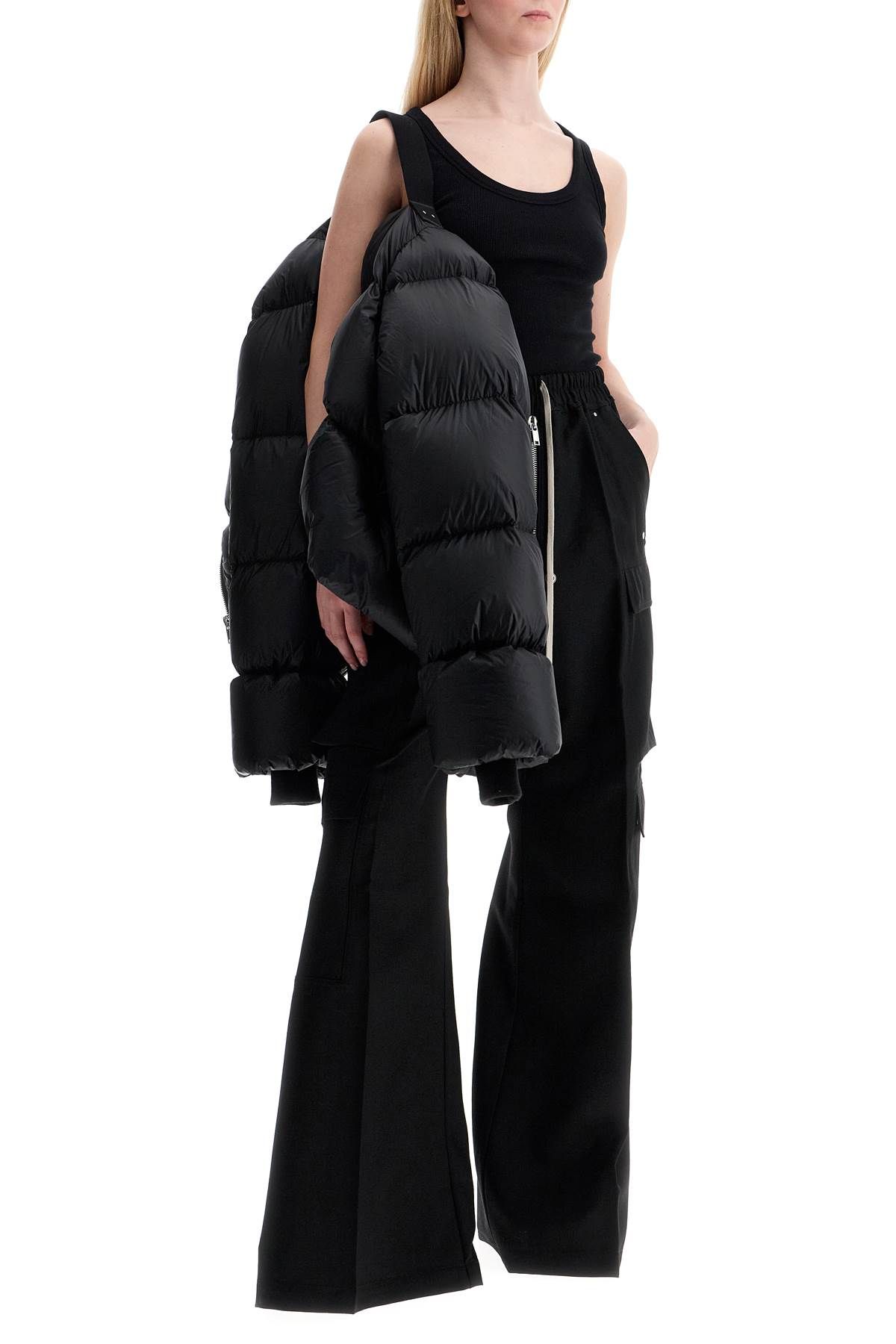 Shop Rick Owens Short Turtle Down Jacket In Black