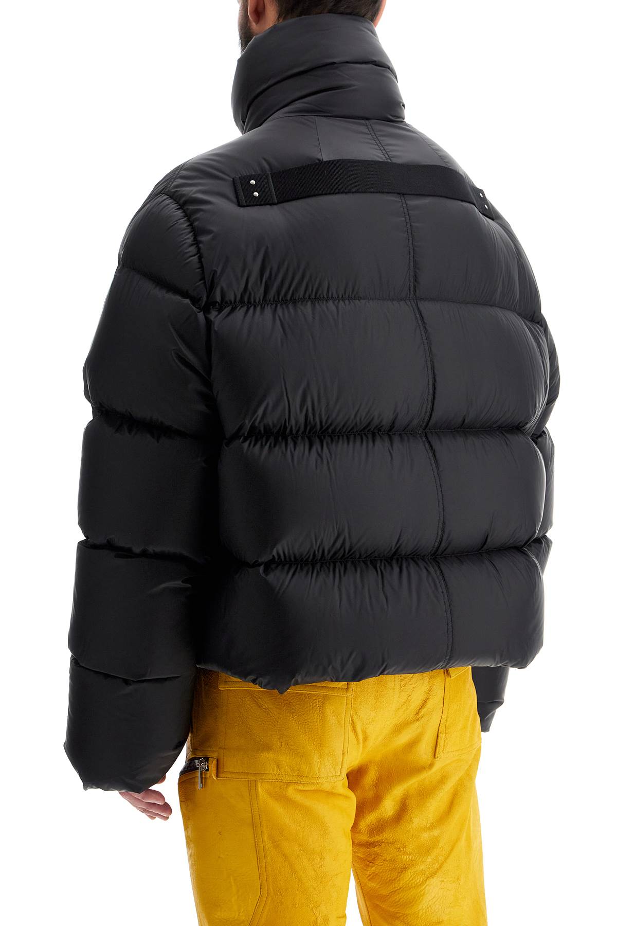 Shop Rick Owens Short Turtle Jkt Down Jacket In Black