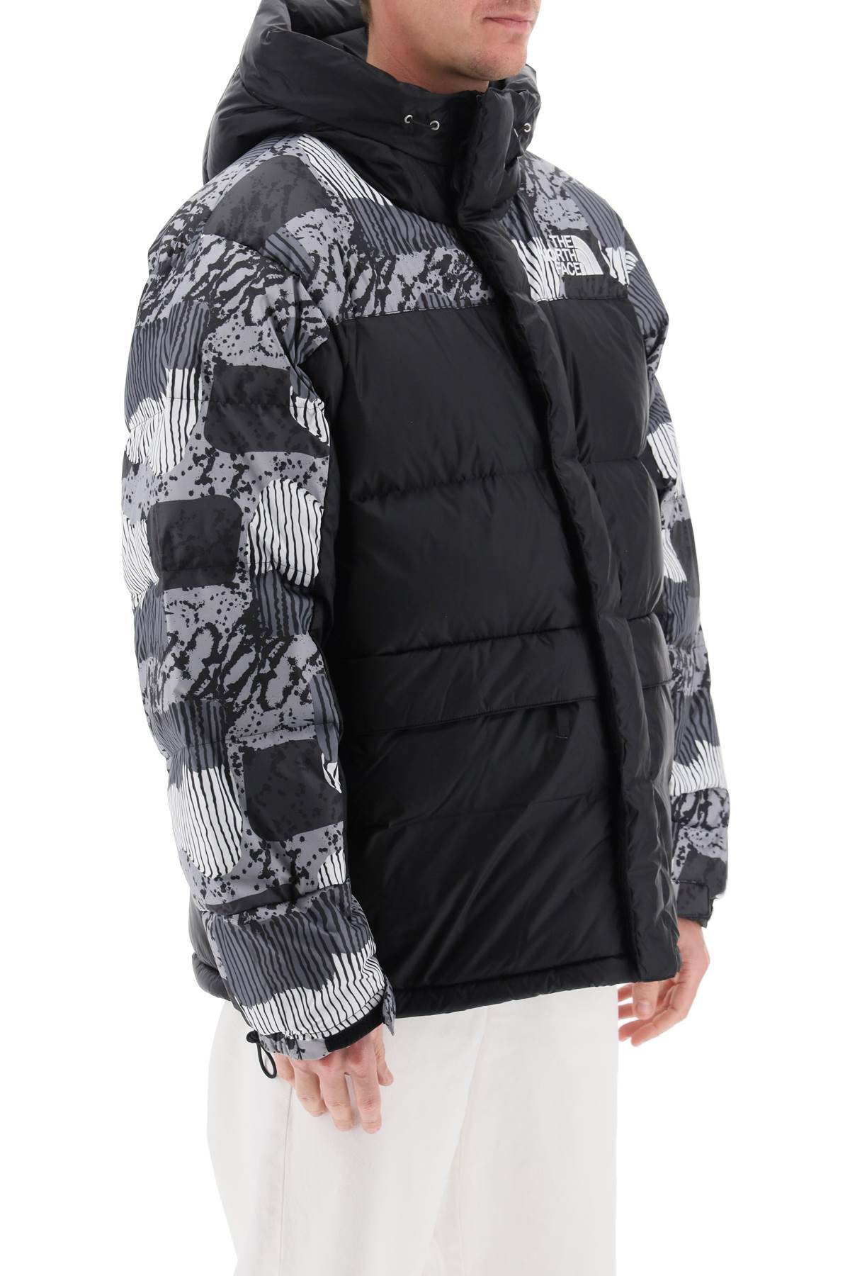 Shop The North Face Himalayan Ripstop Nylon Down Jacket In White,black