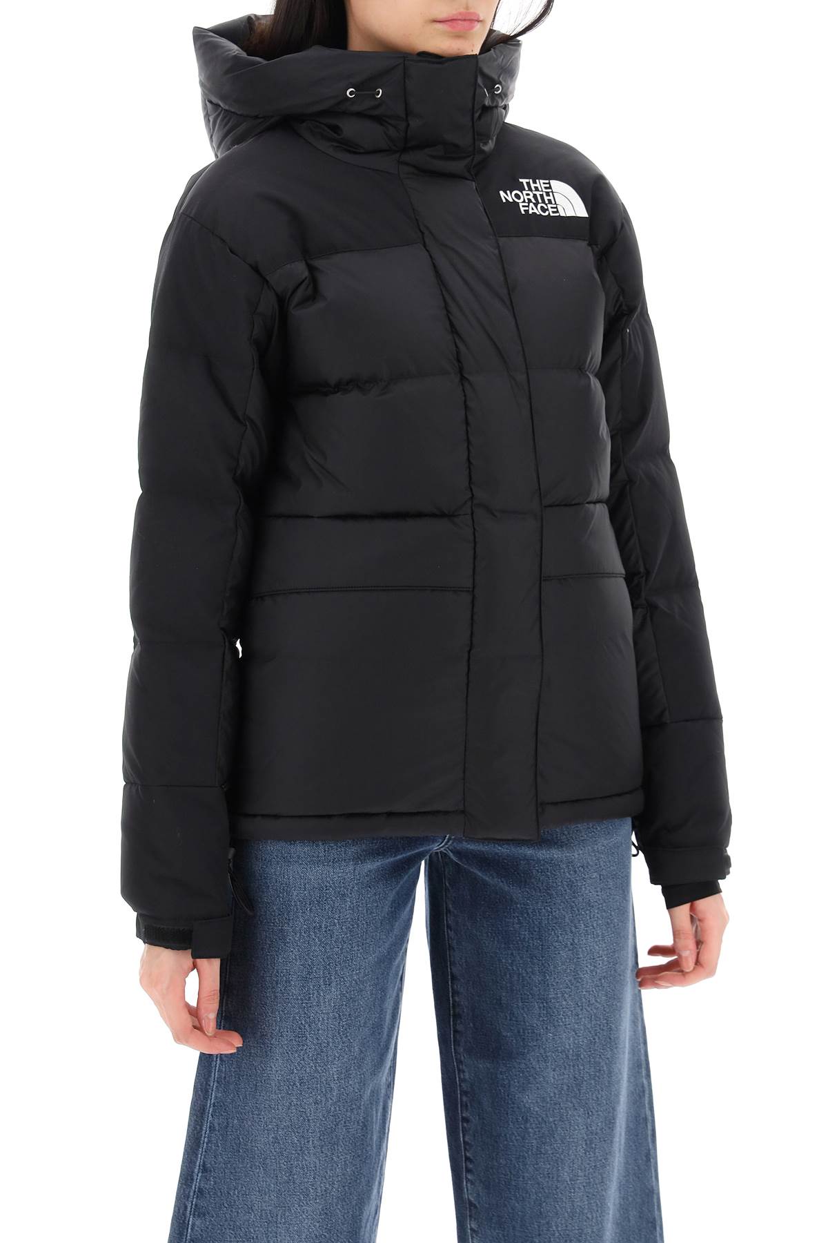 Shop The North Face Himalayan Parka In Ripstop In Black
