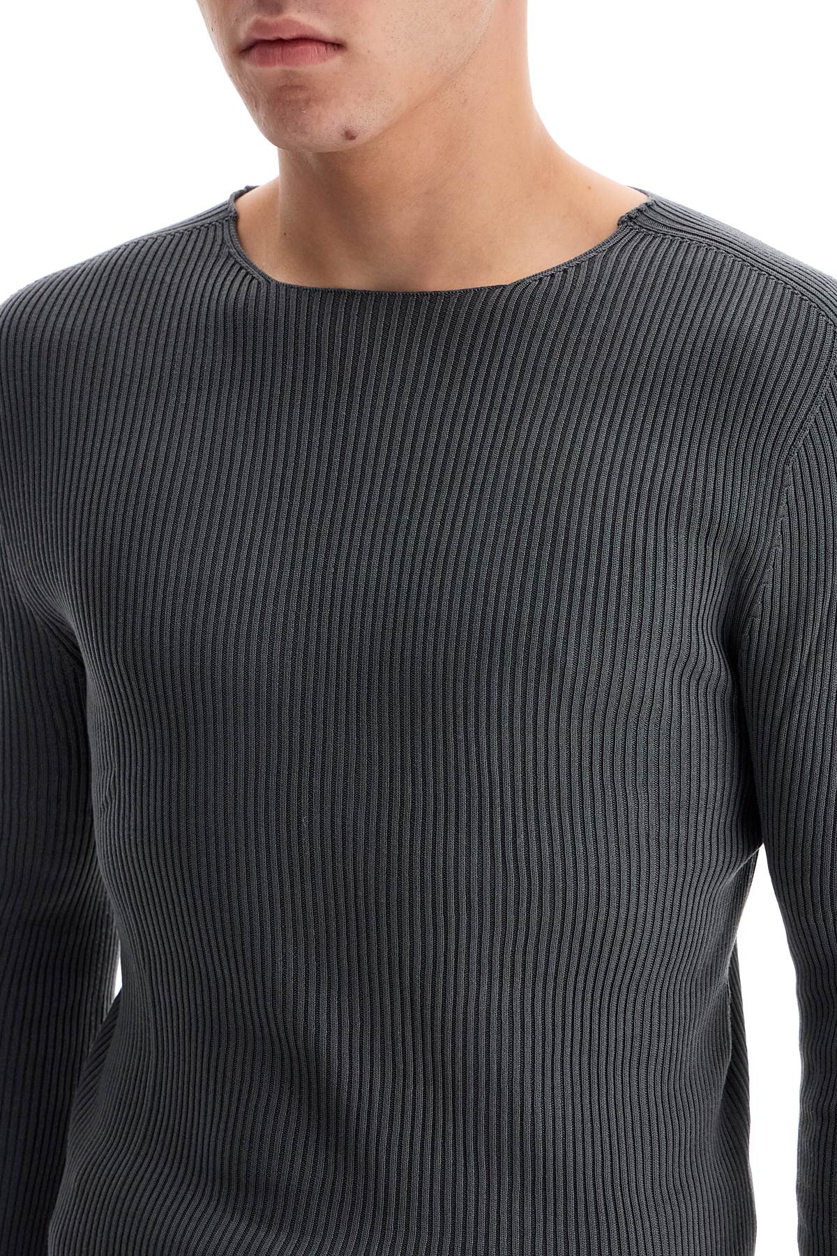 Shop Rier Slim Fit Knit Pullover Sweater In Grey