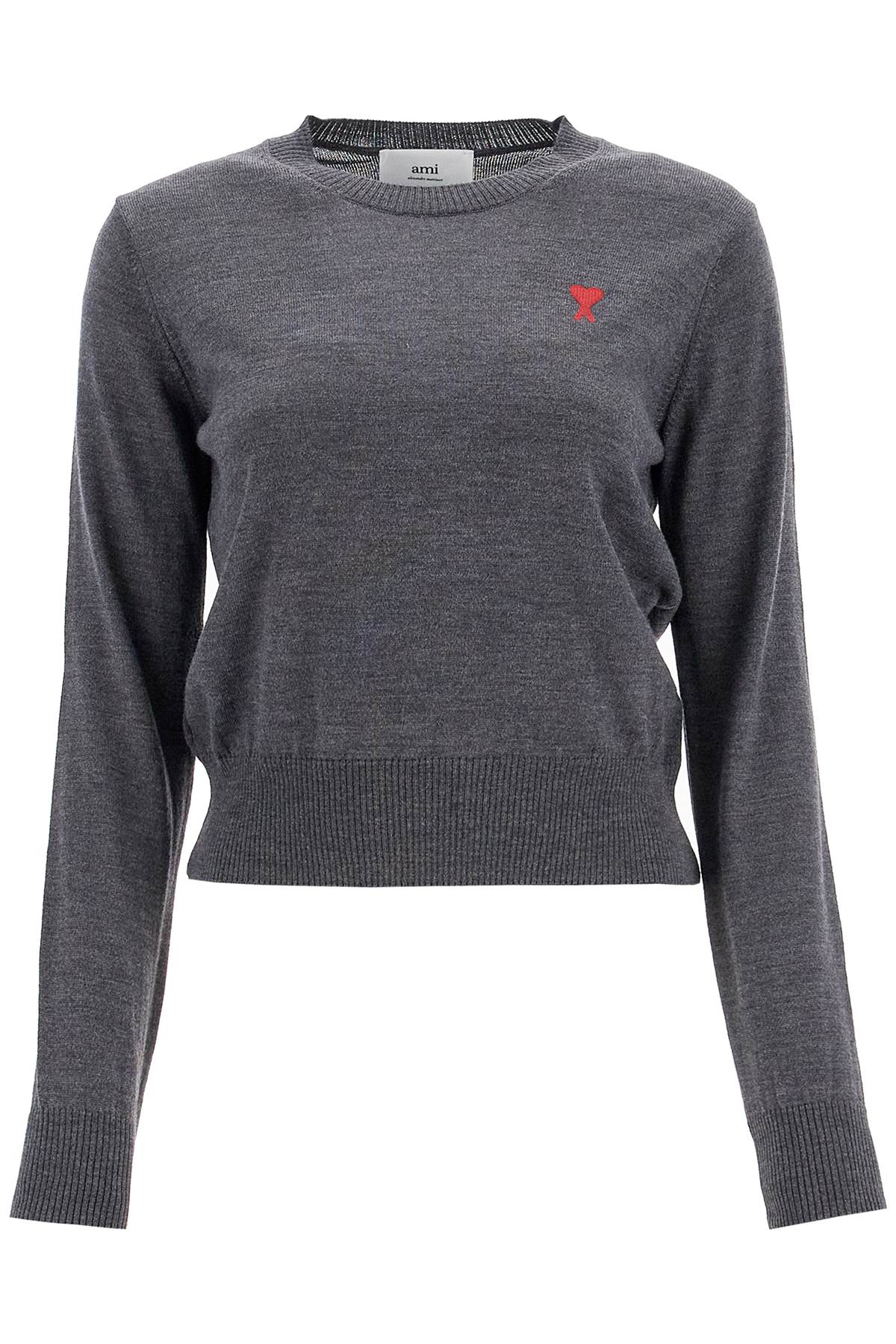 Shop Ami Alexandre Matiussi "merino Wool Ami De Coeur