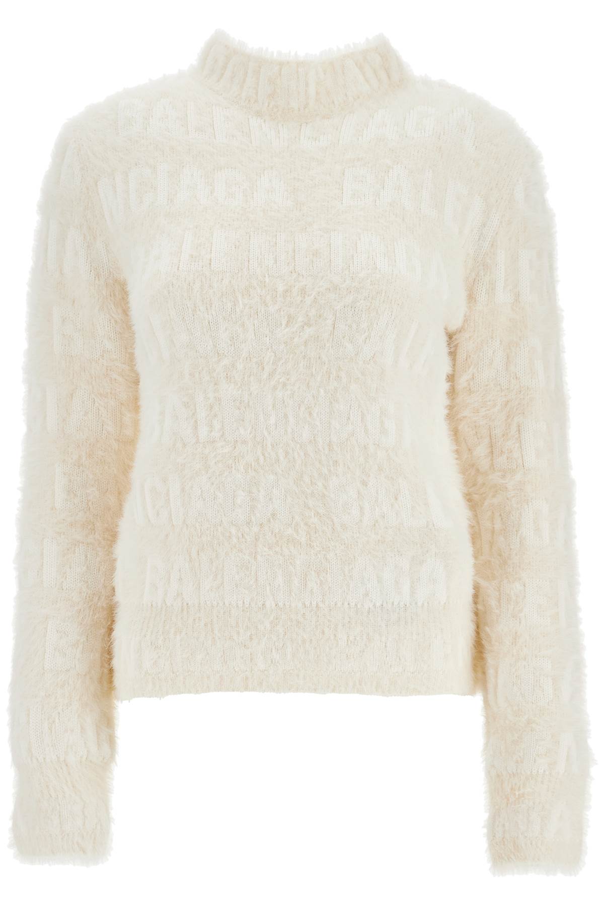 BALENCIAGA FUZZY LOGO SWEATER 