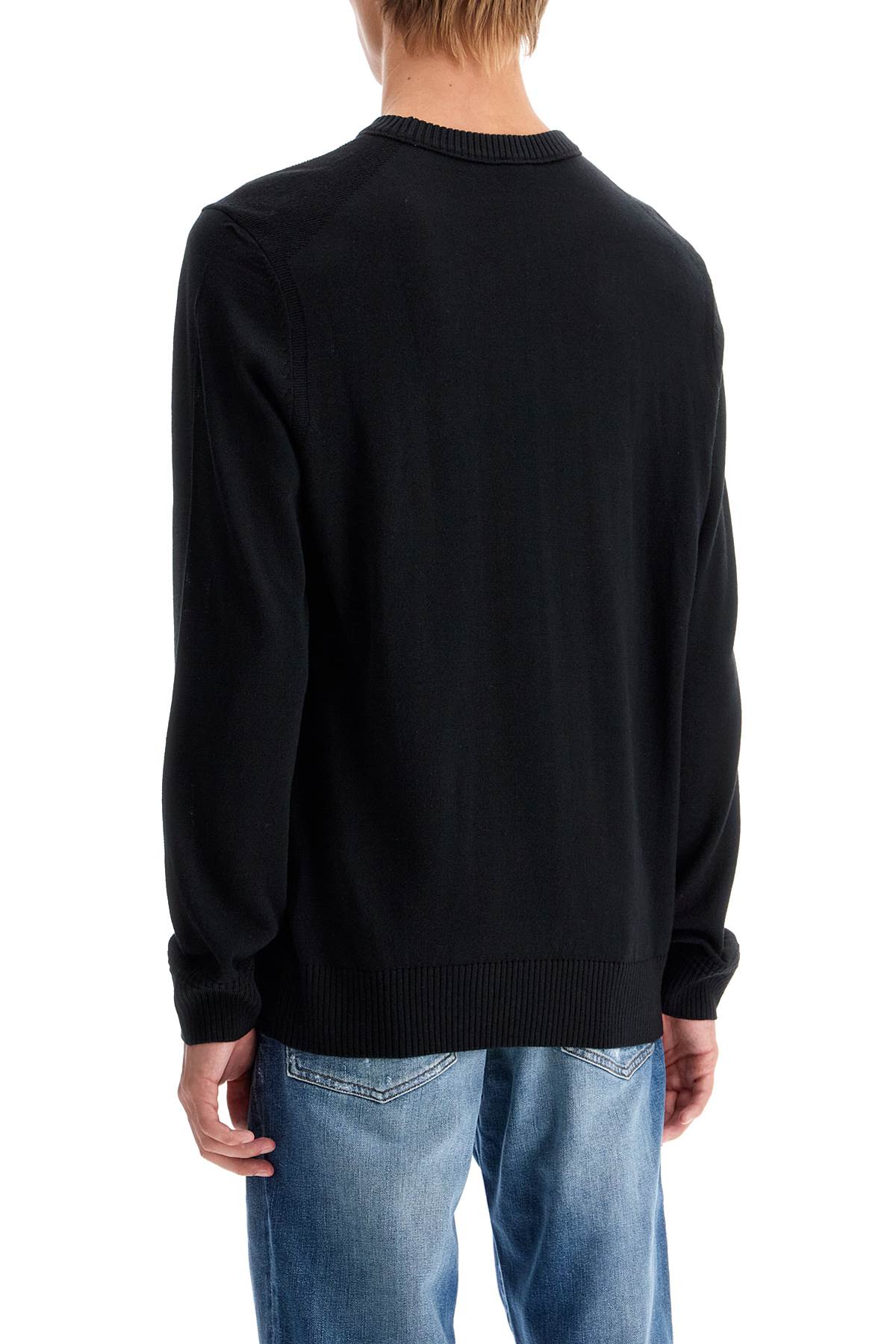 Shop Hugo Boss 'avac Wool Blend Pullover In Black