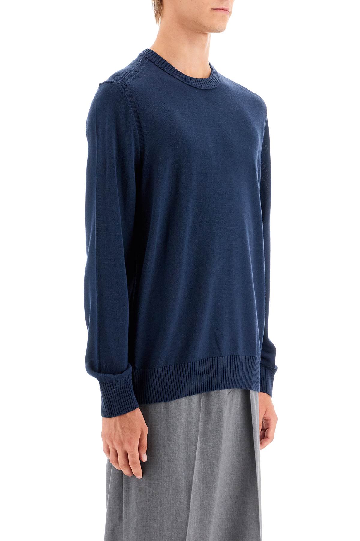 Shop Hugo Boss 'avac Wool Blend Pullover In Blue