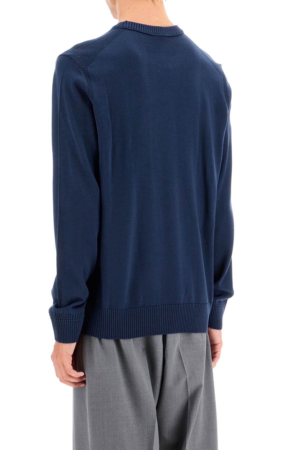 Shop Hugo Boss 'avac Wool Blend Pullover In Blue