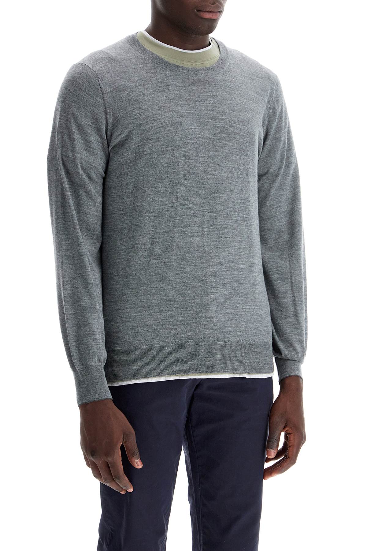 Shop Brunello Cucinelli Fine Wool-cashmere Sweater In Grey