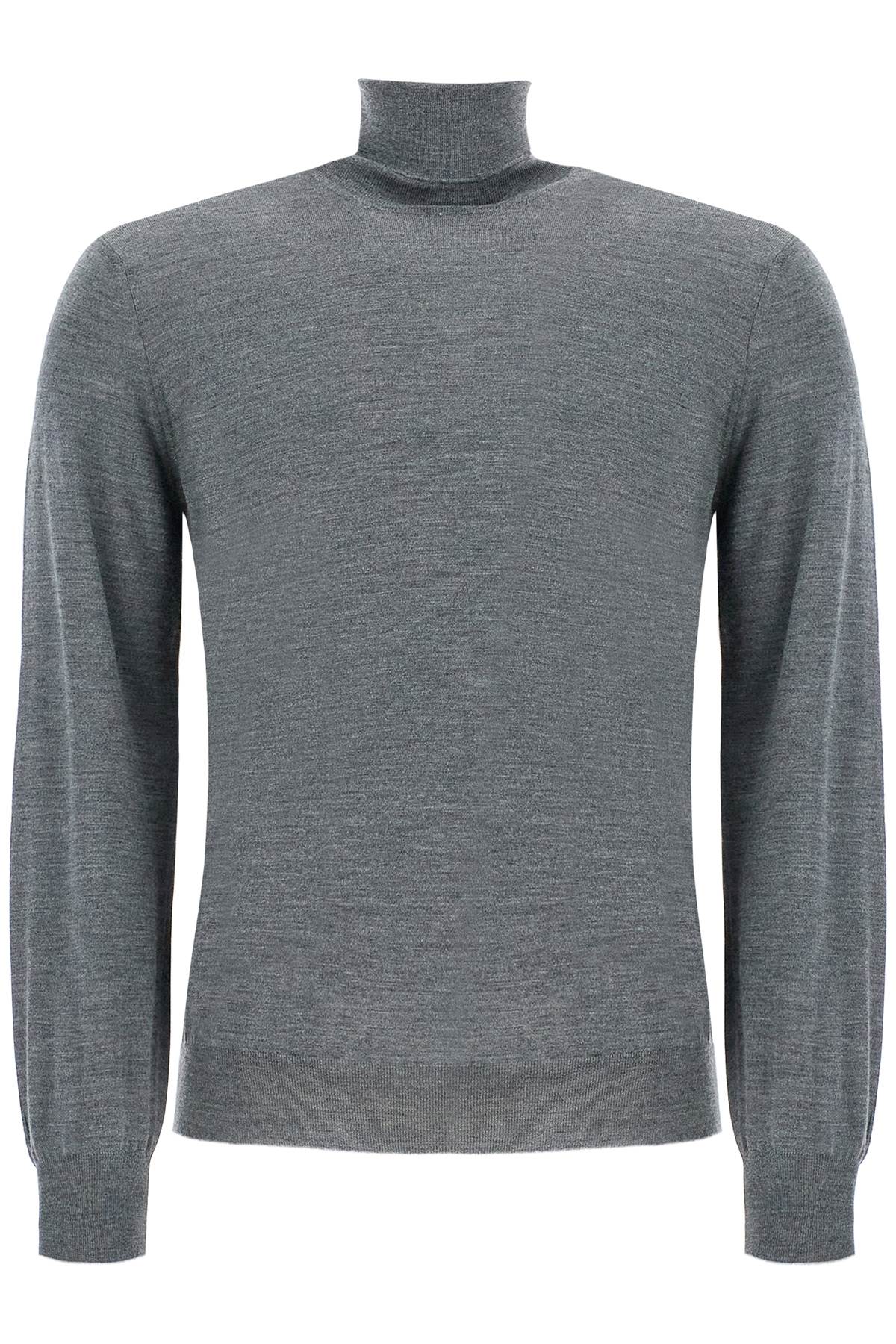 Shop Brunello Cucinelli High-neck Pullover Sweater In Grey