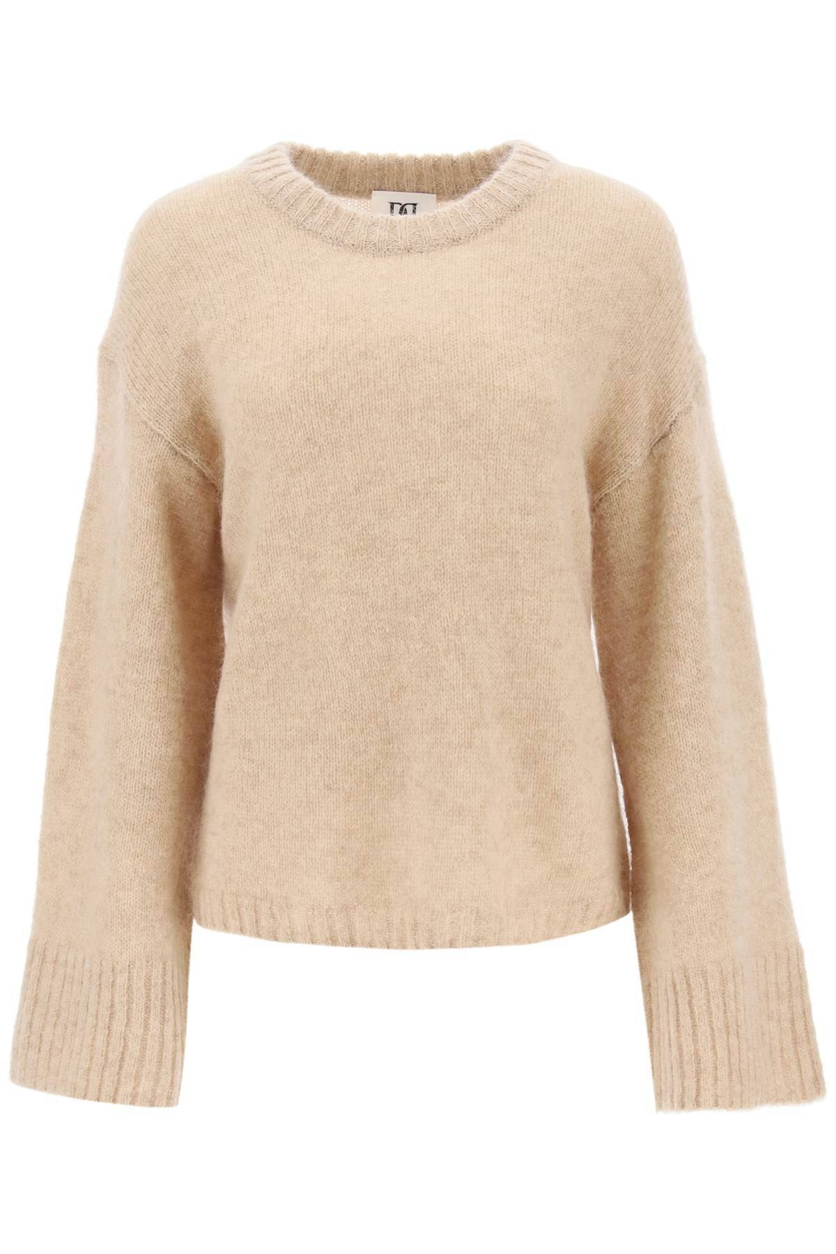 Shop By Malene Birger 'cierra' Sweater In Wool And Mohair In Beige