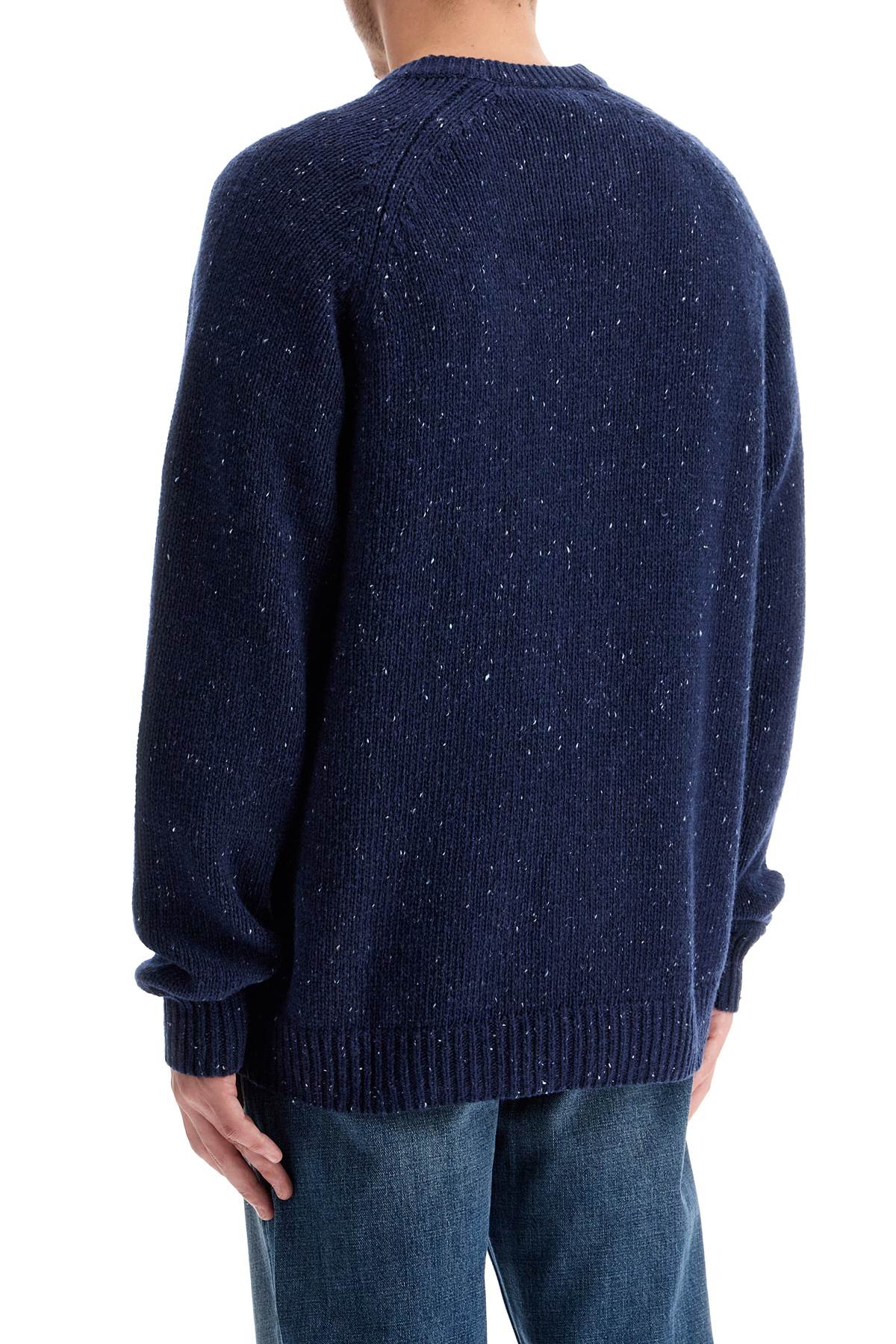 Shop Carhartt 'anglistic Lamb Wool Pullover In Blue