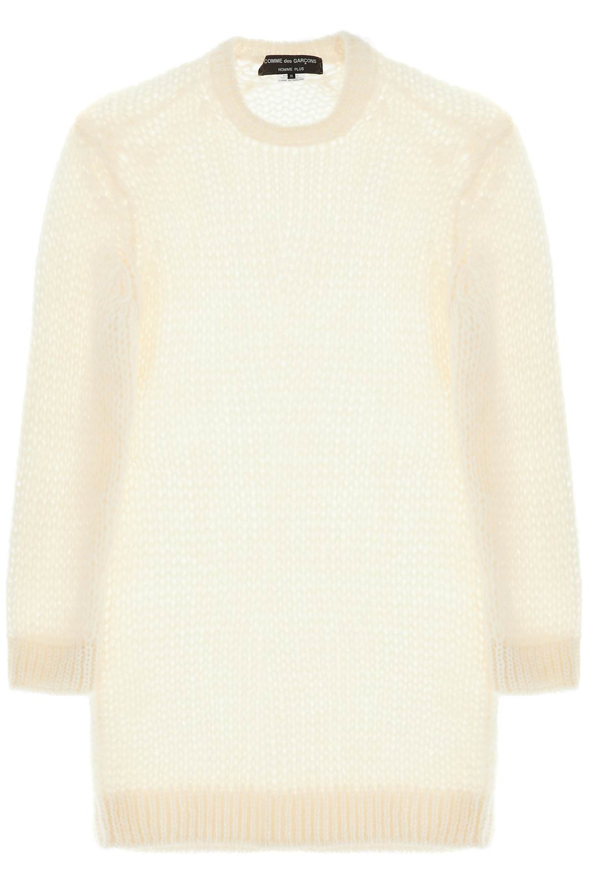 Shop Comme Des Garçons Homme Deux "oversized Moh In White